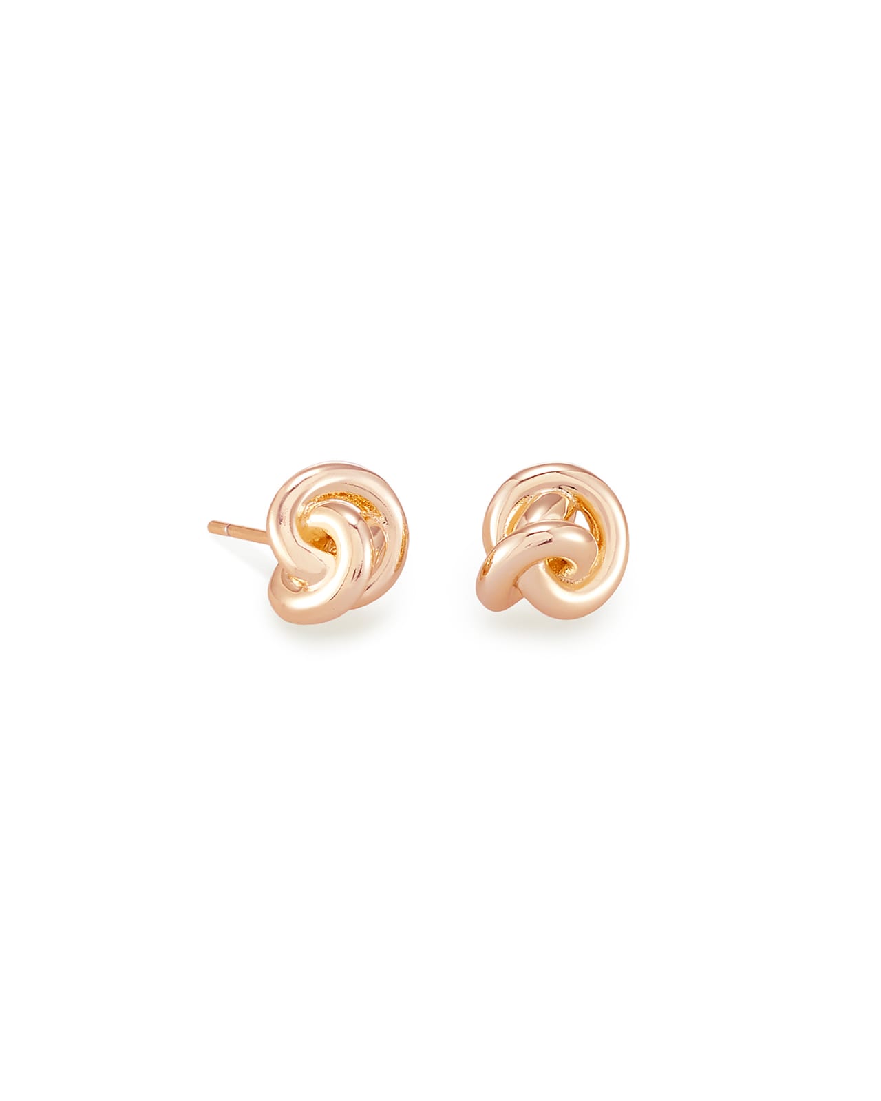 Presleigh Love Knot Stud Earrings in Rose Gold | Kendra Scott
