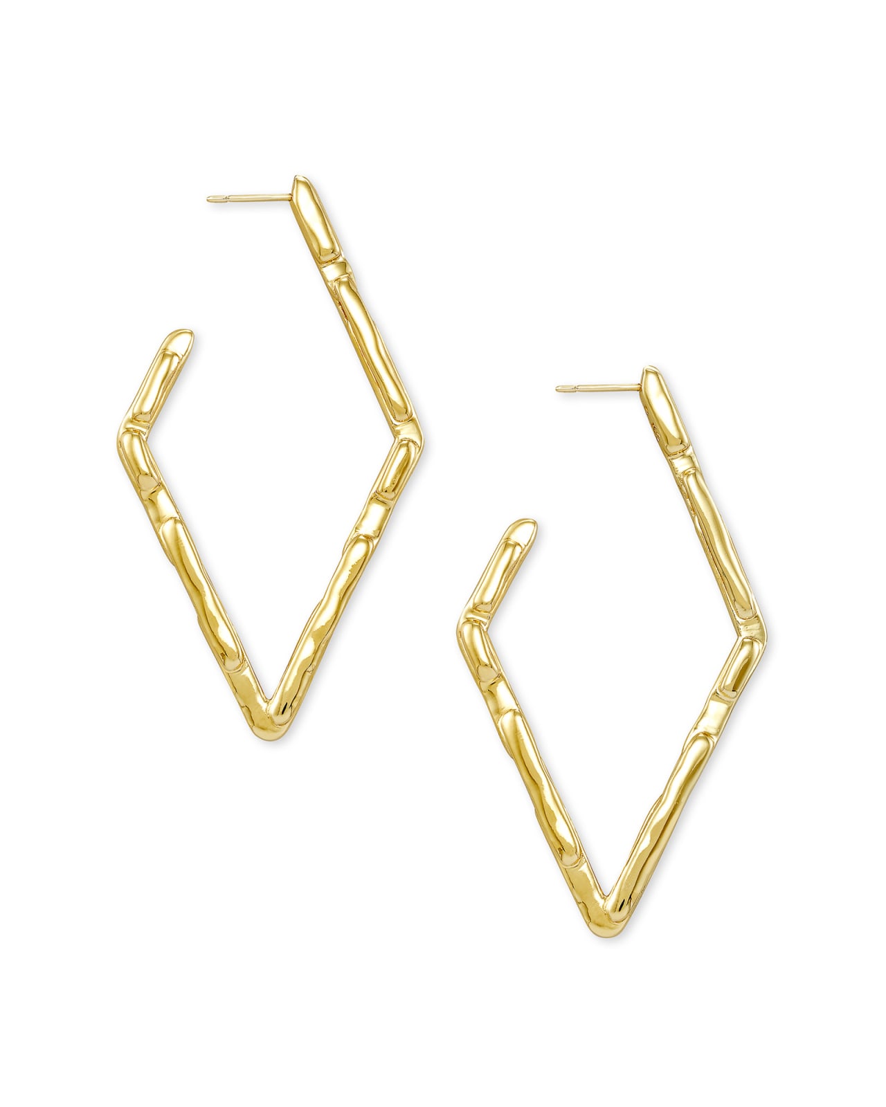 Golden Square Shape Fancy Metallic Hoops Earrings for Women  Girls  Big  Loop Stylish Design Daily