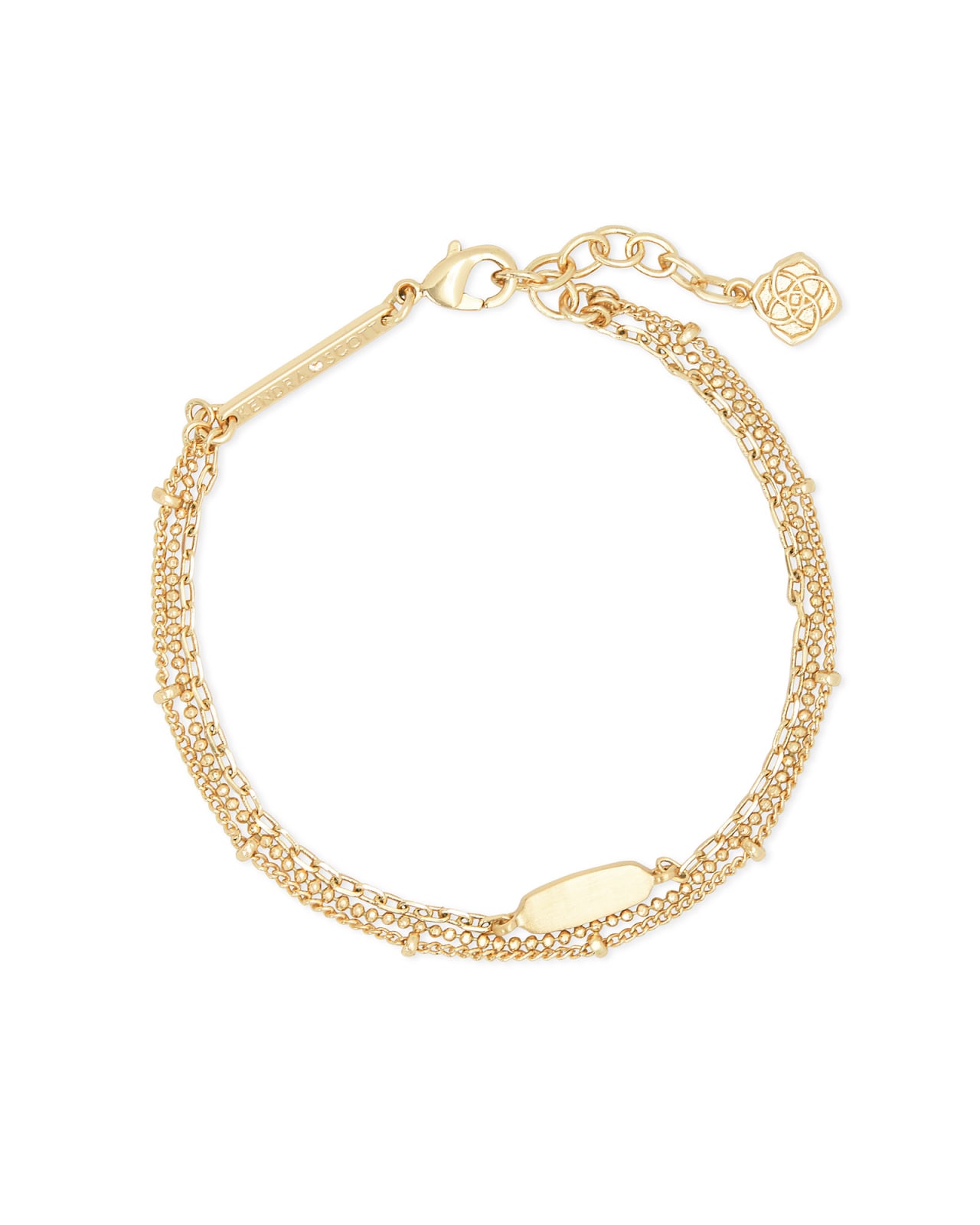 Fern Multi Strand Bracelet in Gold image number 0