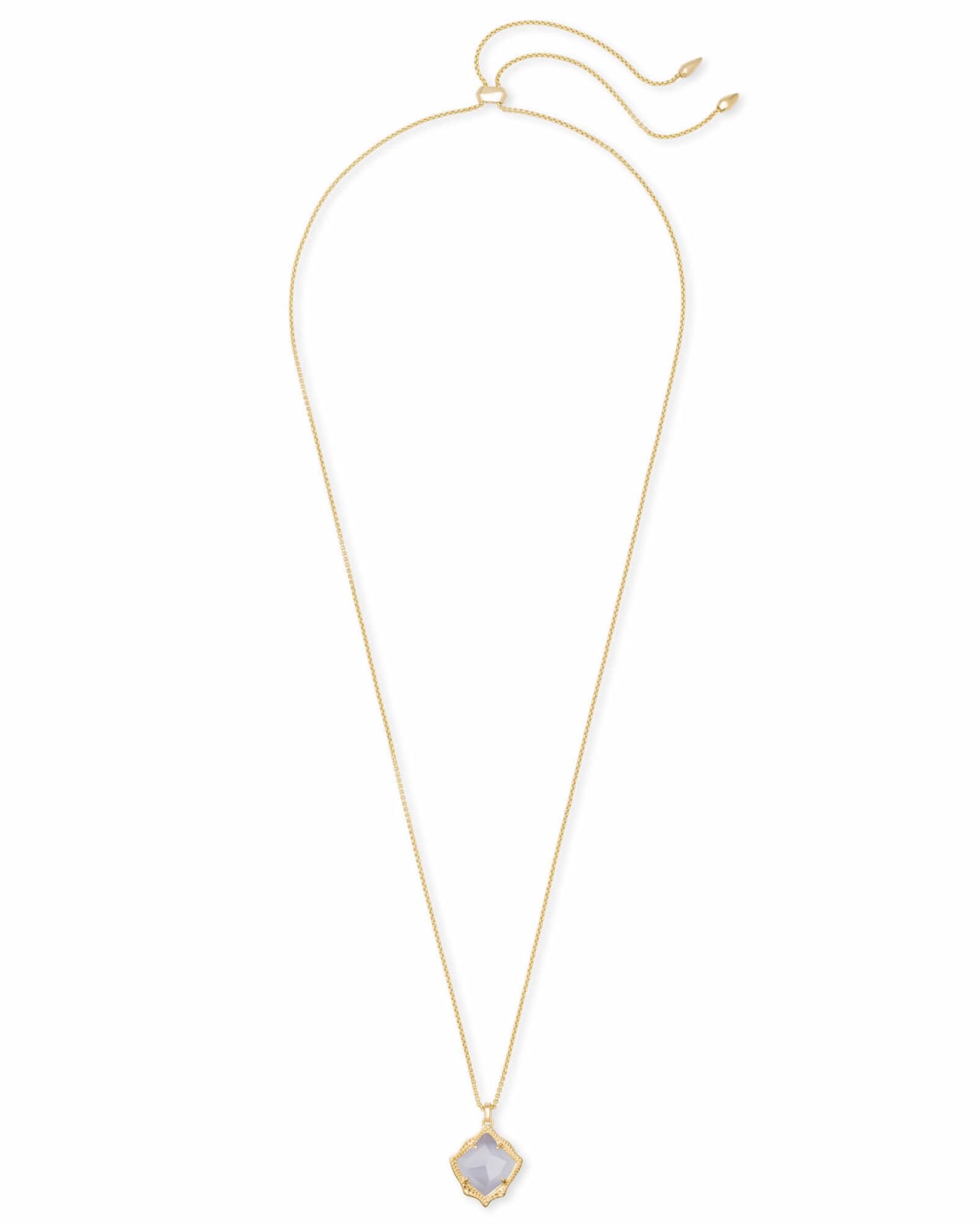 Kacey gold long pendant necklace clearance