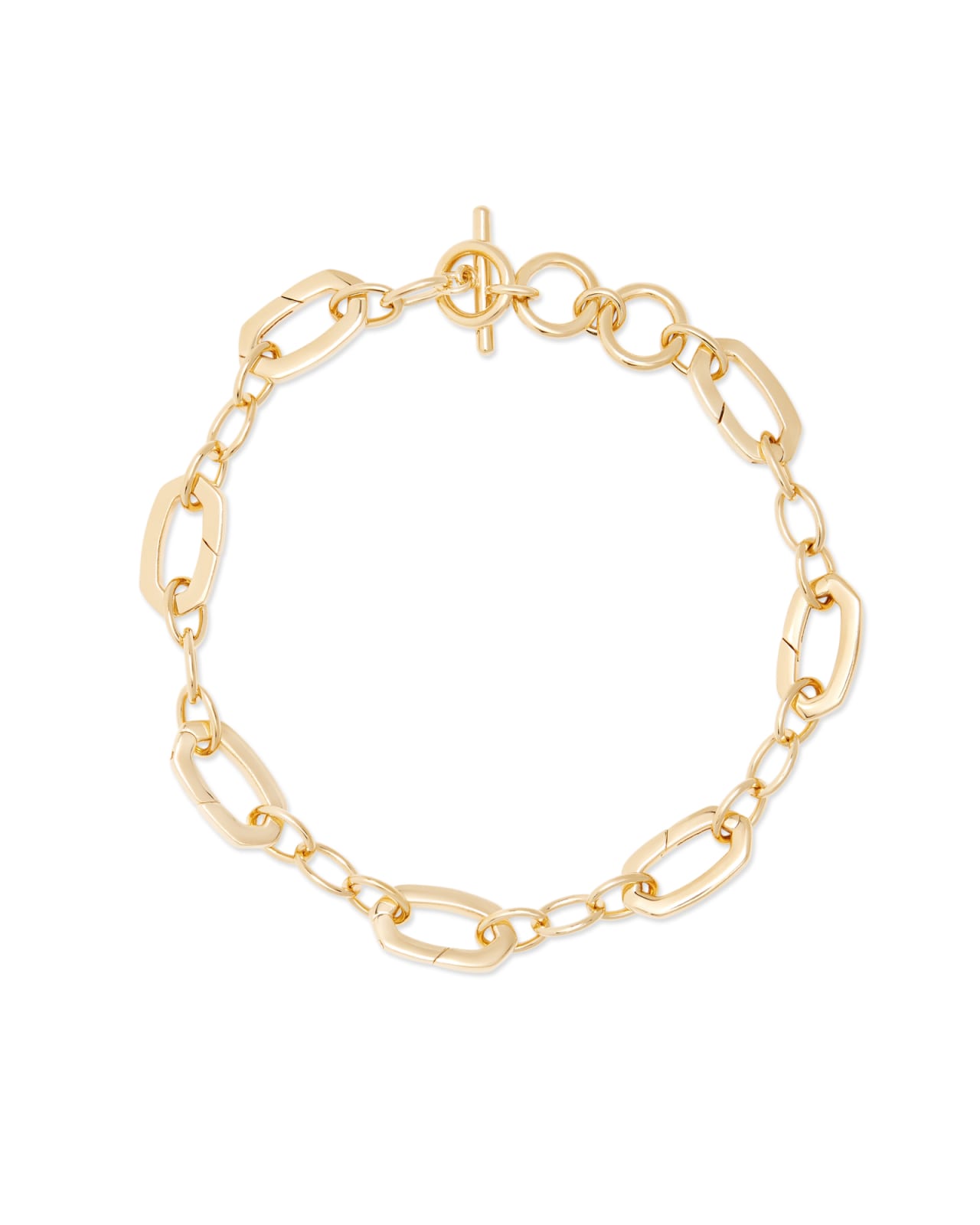 yellow gold charm bracelet