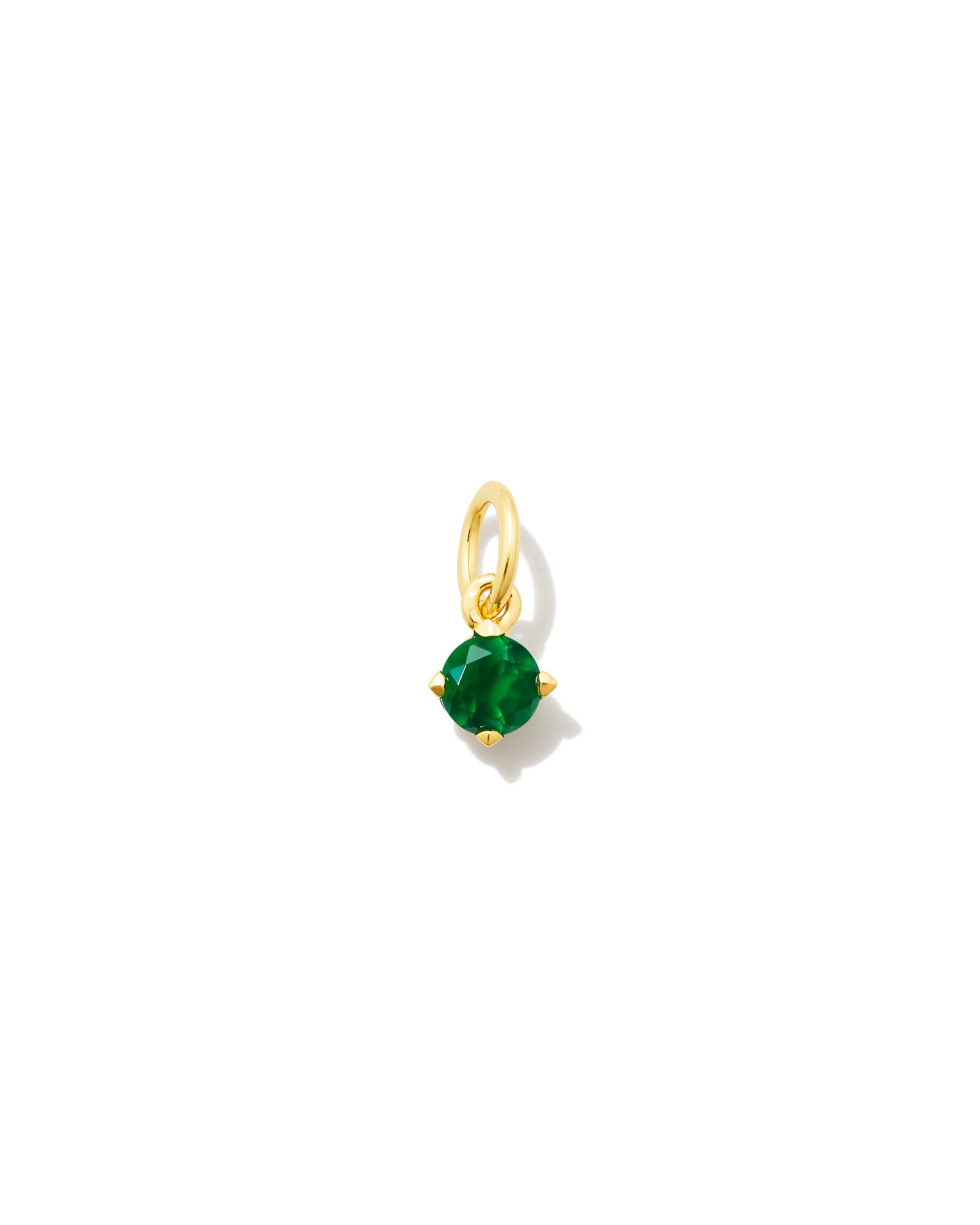 Blakely 18k Gold Vermeil Charm in Green Onyx