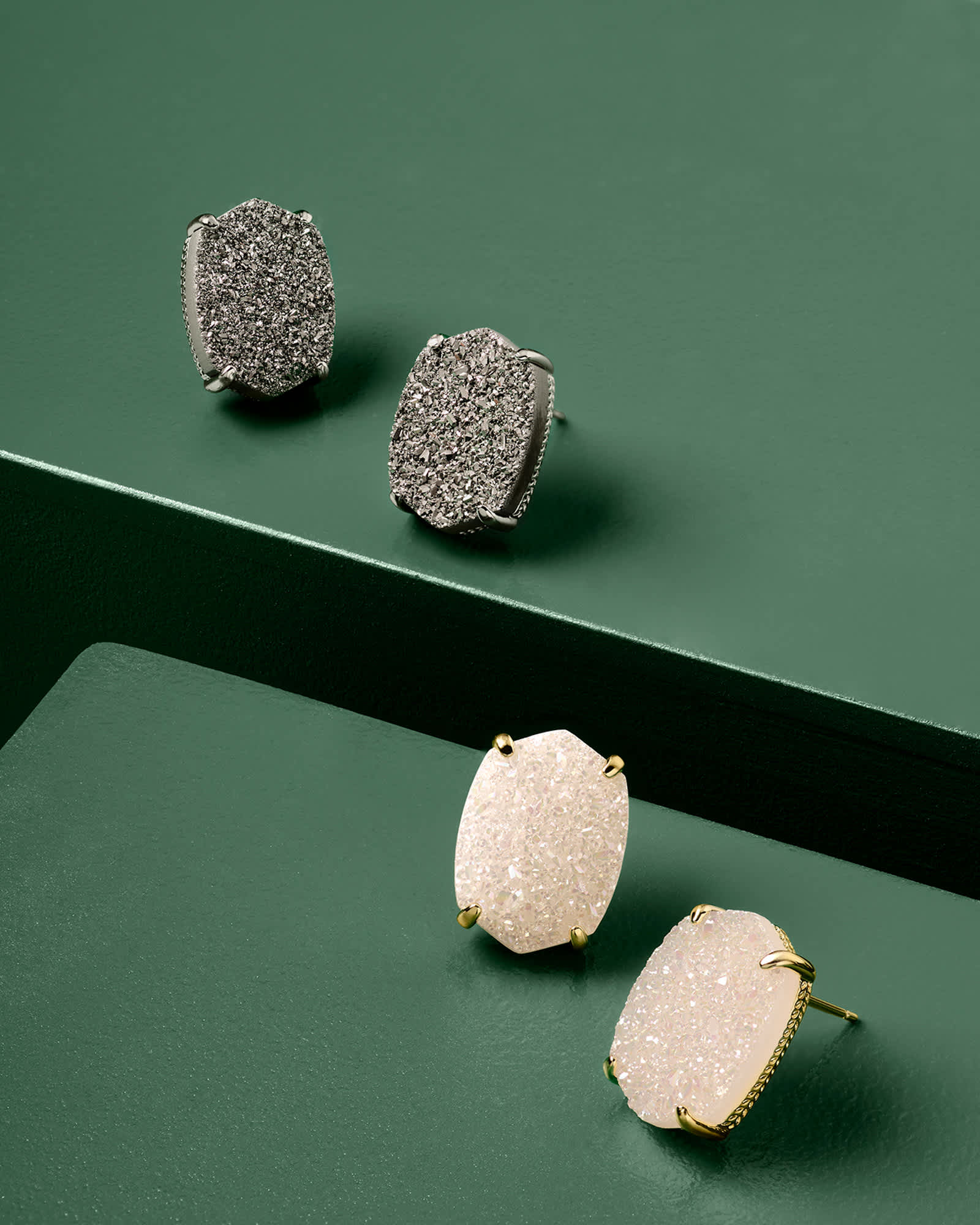 Iridescent Drusy Kendra Scott Knot Earrings Kendra Scott Ryan