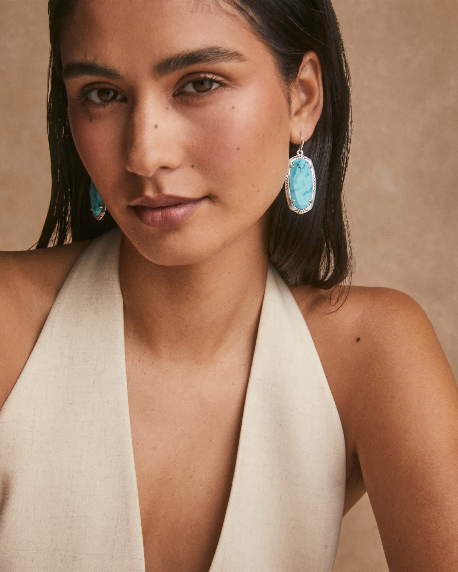 Silver Turquoise Earrings