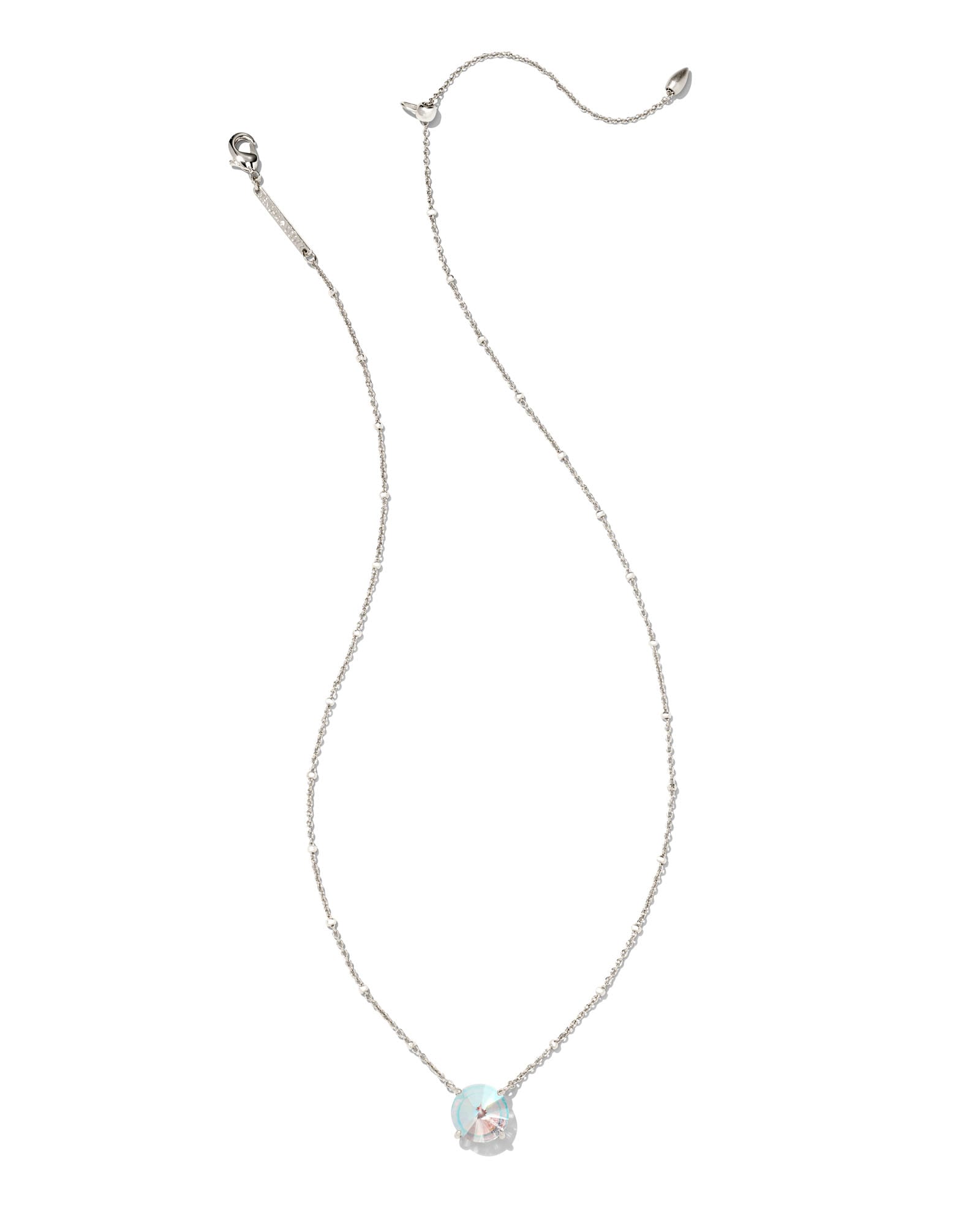 Kendra Scott Illinois Pendant Necklace in Sterling Silver