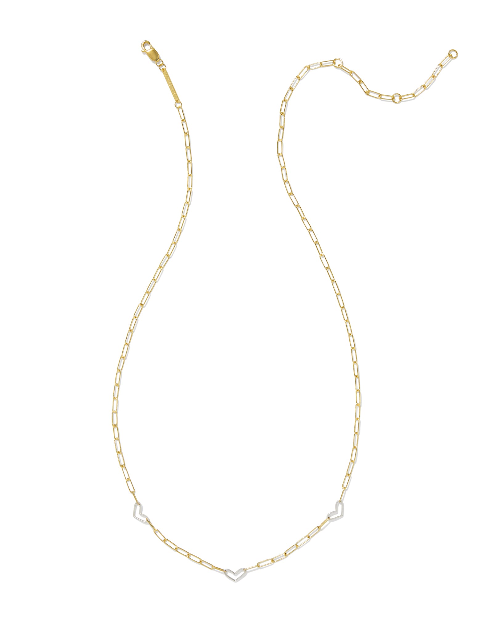 Kynlee Chain Necklace in Mixed Metal