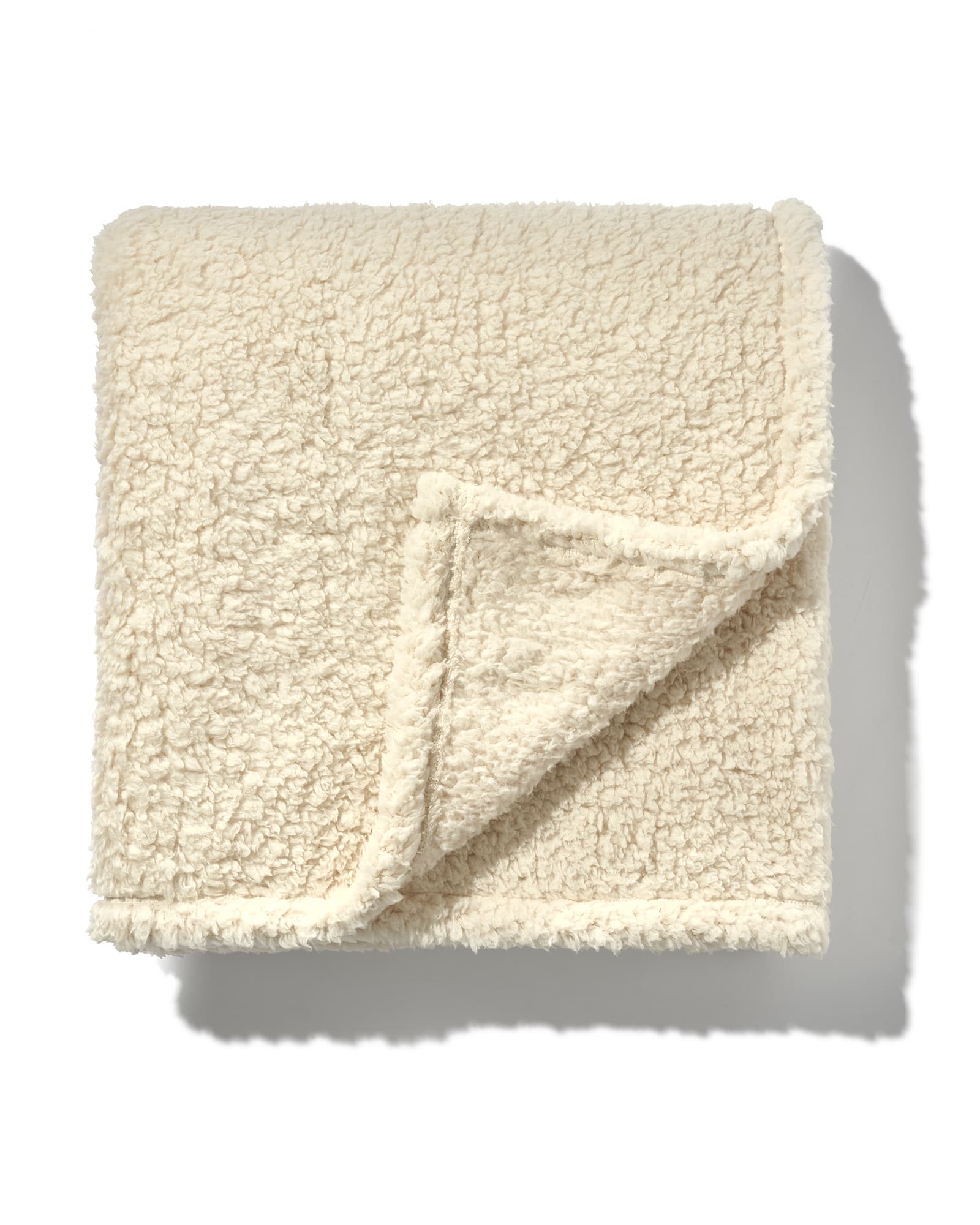 Fleece Blanket in White Sand