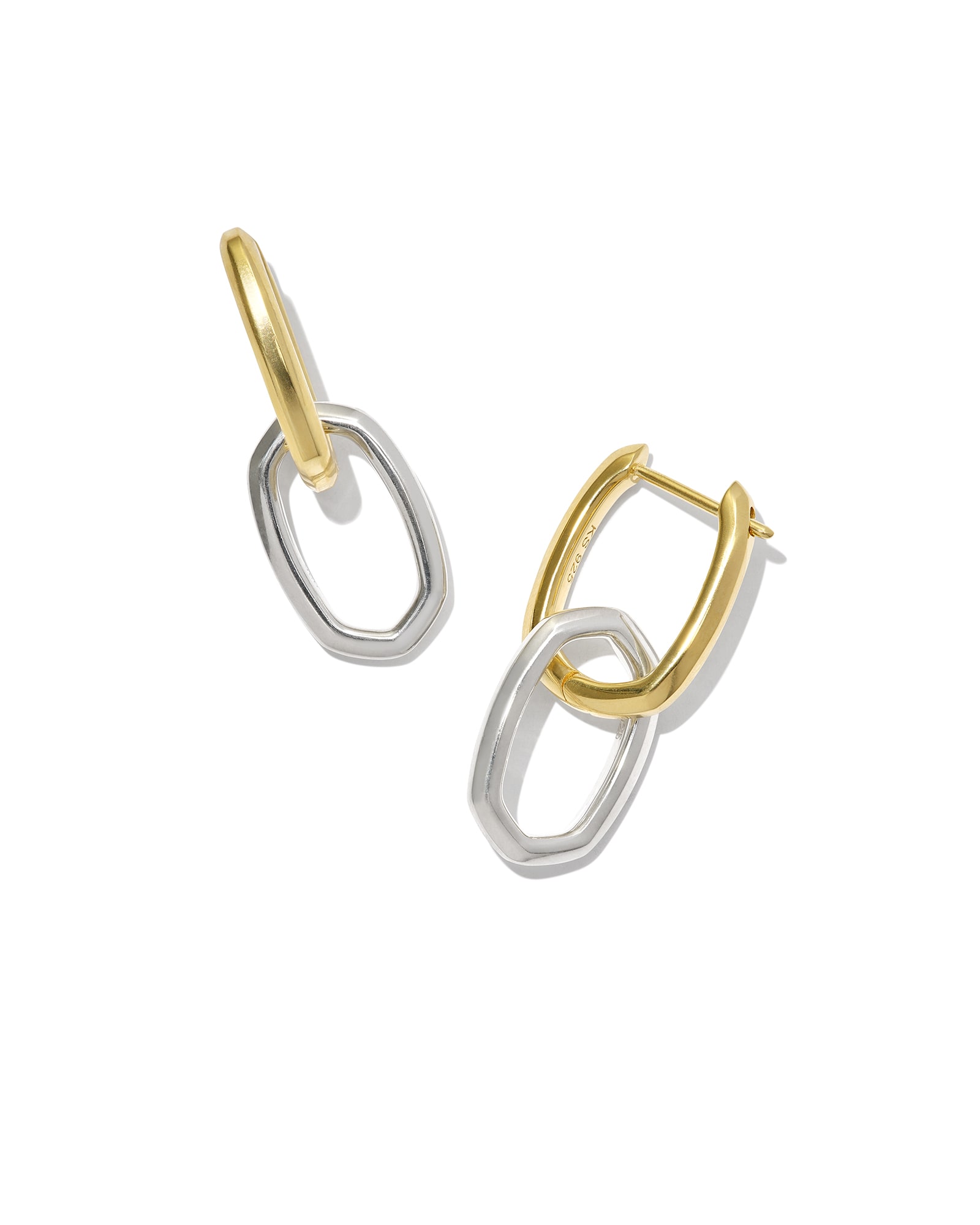 Ryleigh Drop Earrings in Mixed Metal