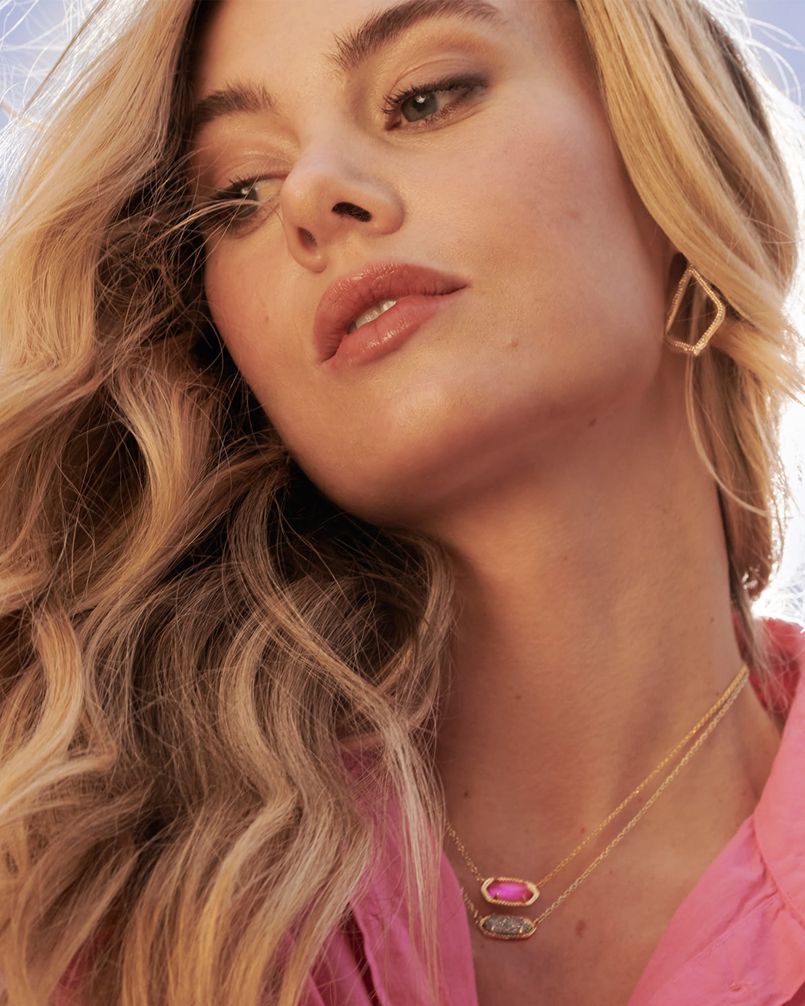 Hot PINK Kendra Scott earrings and necklaces are just what you