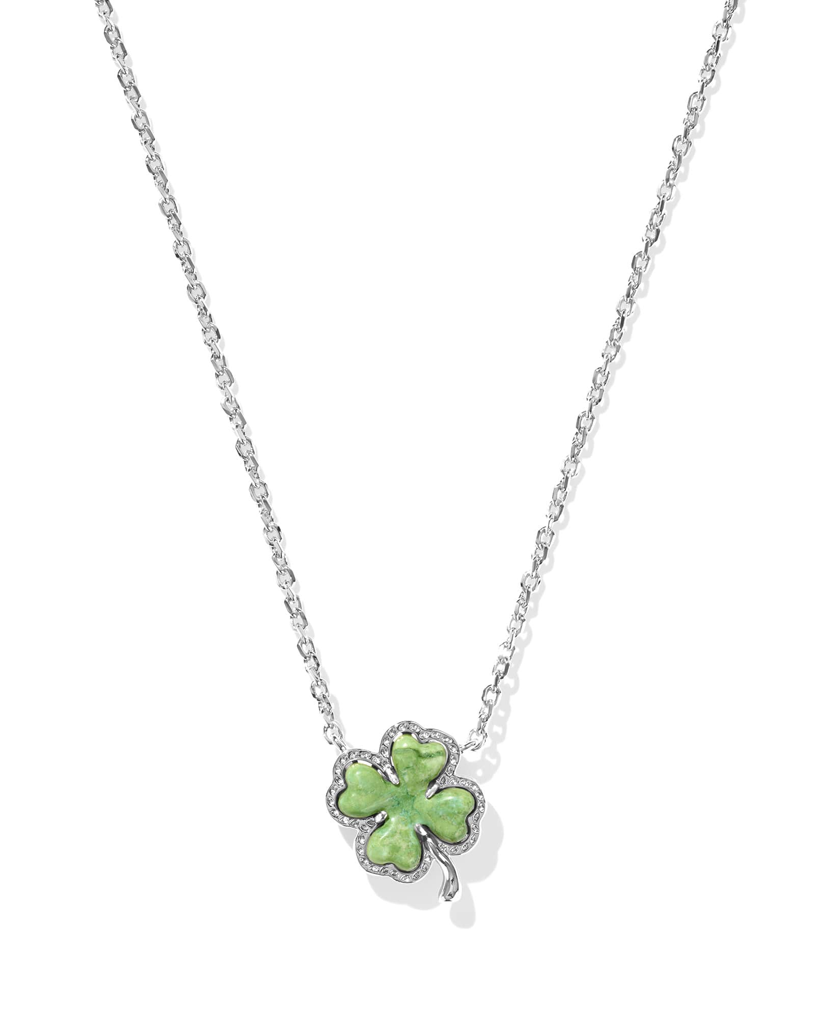 ☆ENGBROX☆ silver925 make wish clover necklace EBNL23044SV make wish clover necklace - ENGBROX | 60% - Asian Fashion