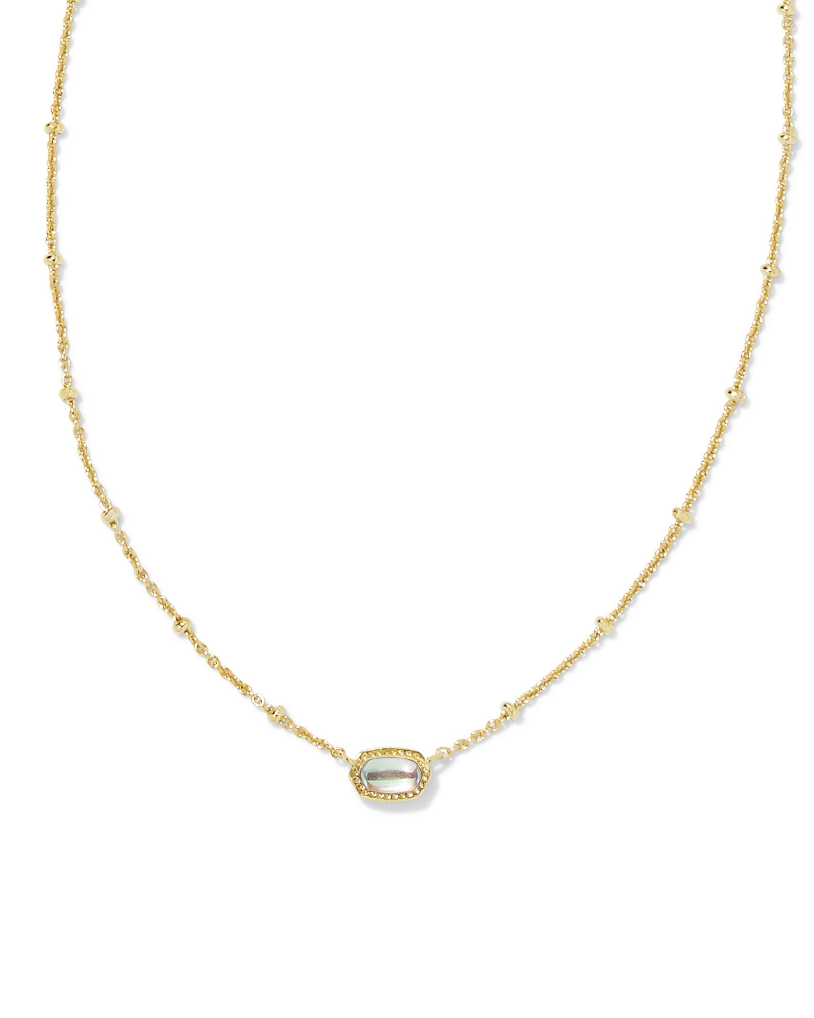 Everleigh Gold Pearl Pendant Necklace in White Pearl | Kendra Scott