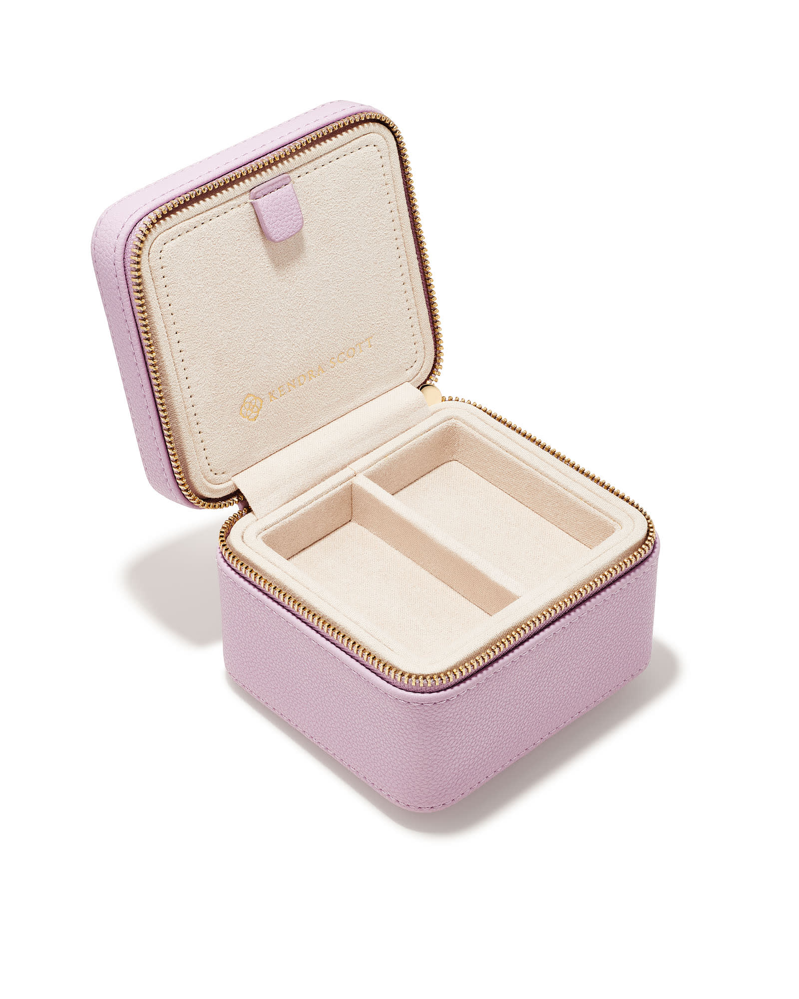 Small Travel Jewelry Case in Lilac