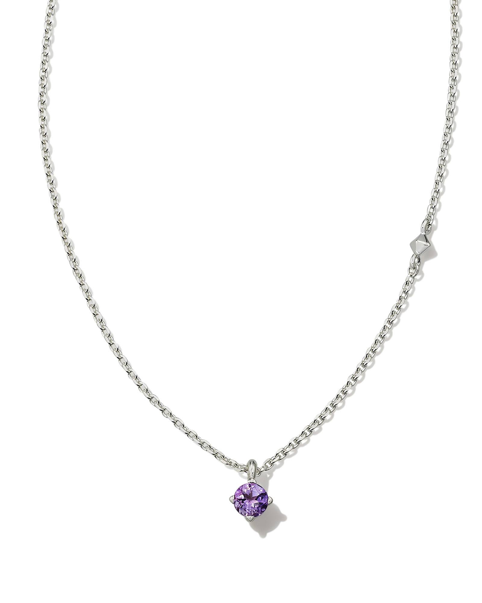 Amethyst Sterling Silver Necklace Amethyst Sterling Silver Necklace