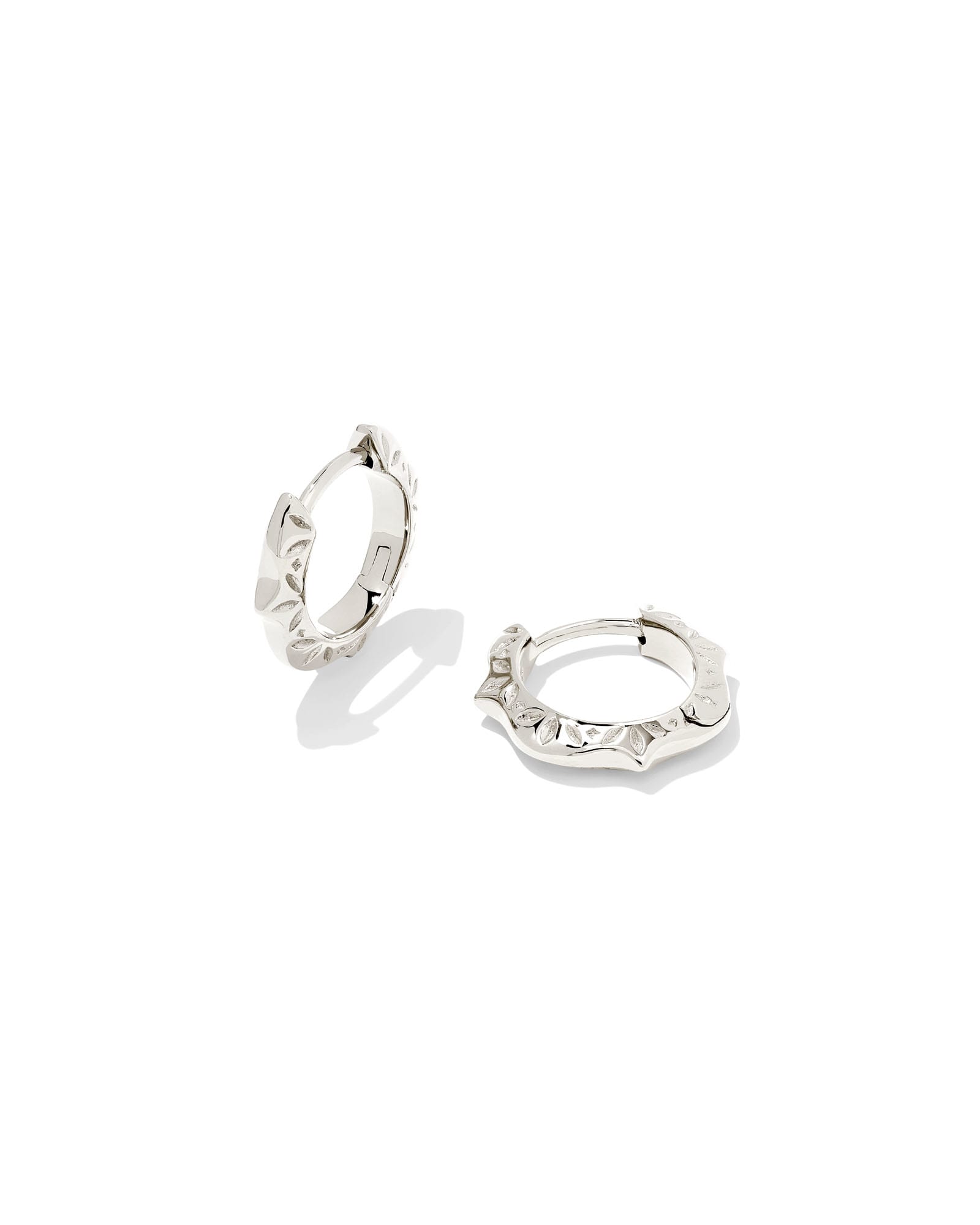 Sophee Huggie Earrings in Sterling Silver
