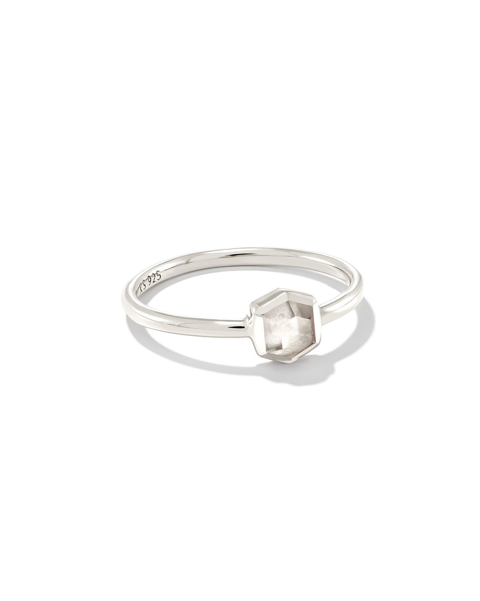 Kendra Scott Davie Band Ring Silver Size 6