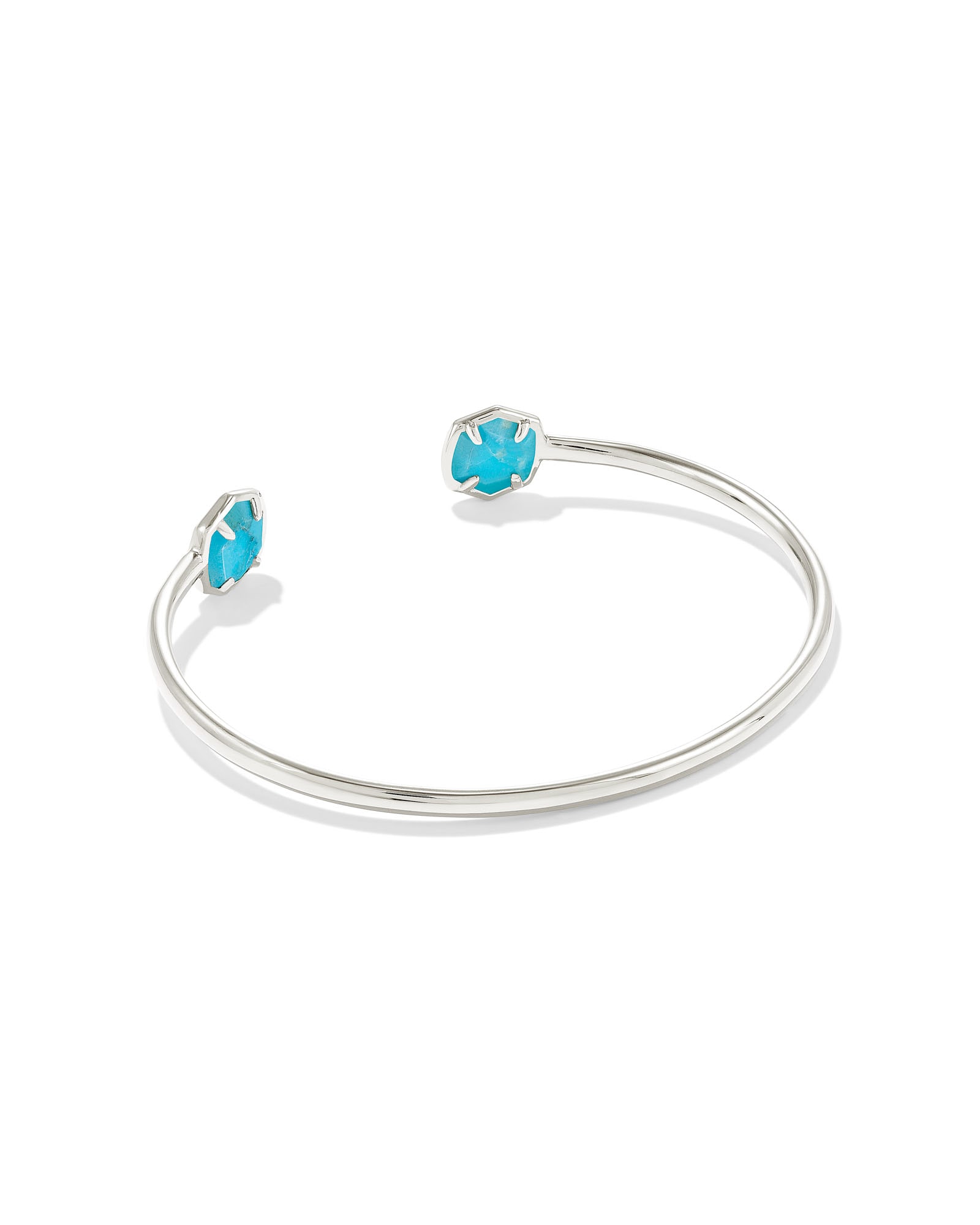 Davis Sterling Silver Small Cuff Bracelet in Turquoise