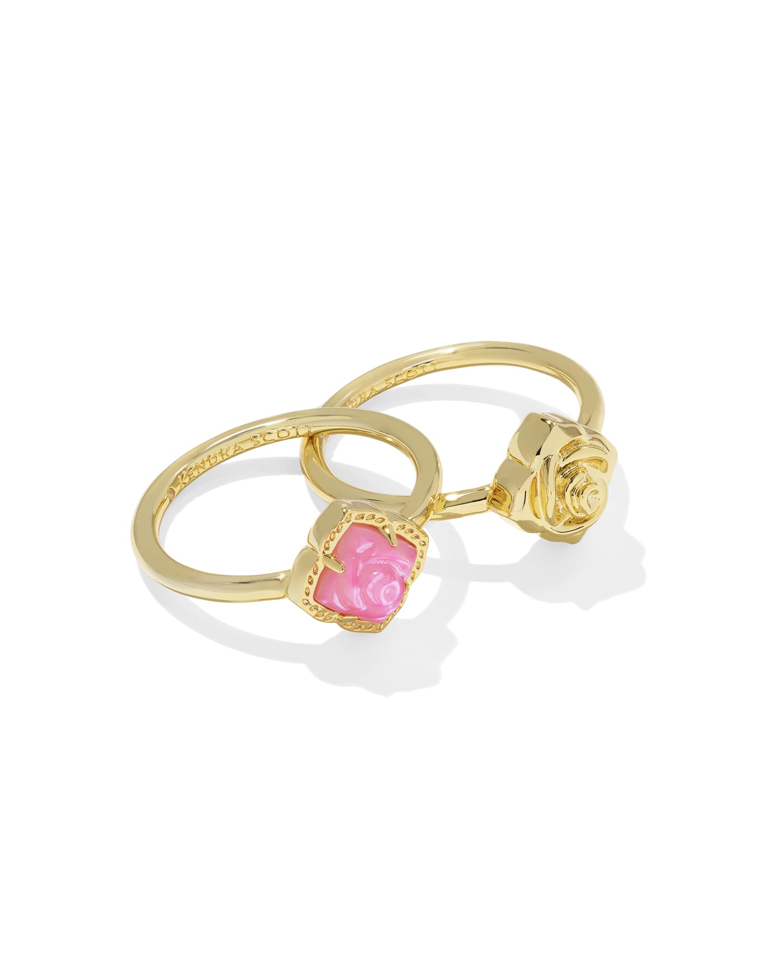 Mallory Rose Gold Ring Set