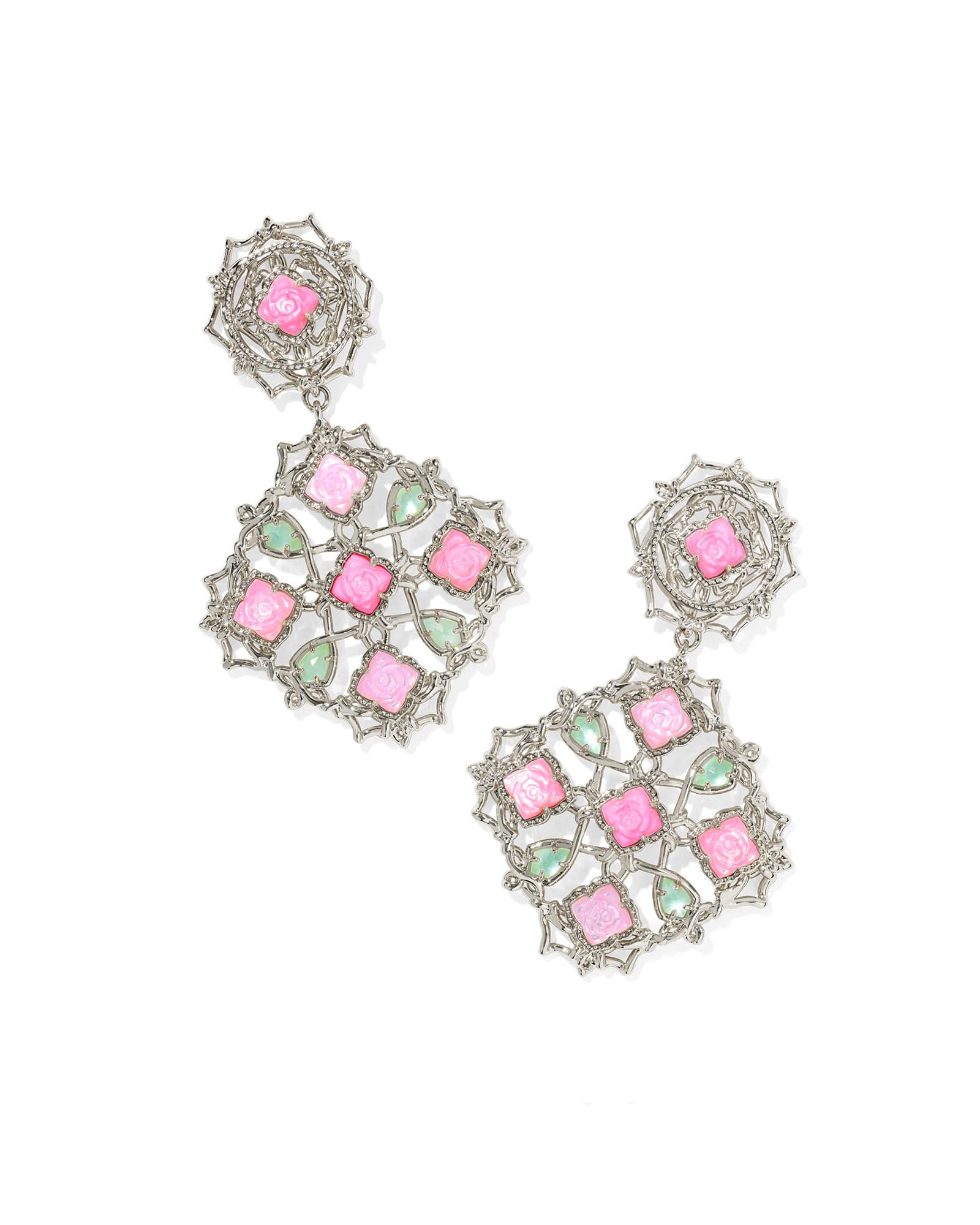 Flower Motif Earrings