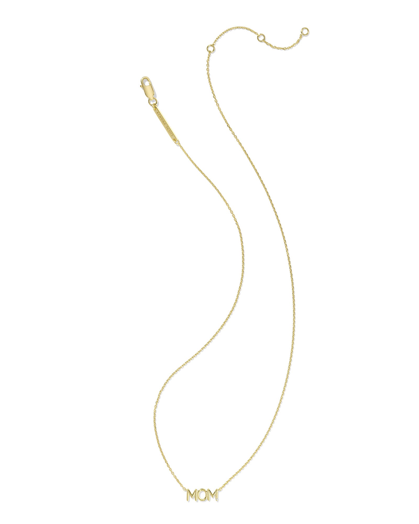 Mom Sparkle 18k Gold Vermeil Short Pendant Necklace | Kendra