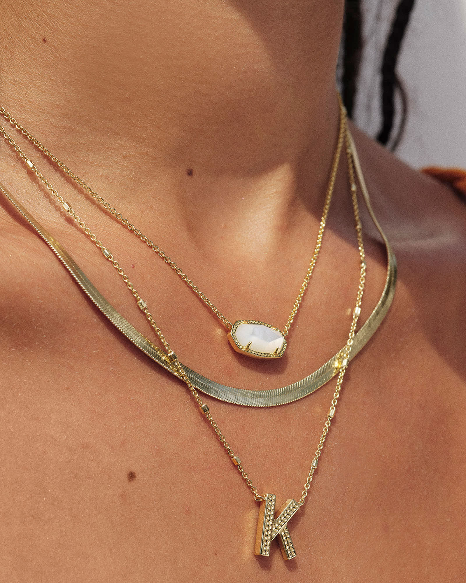 Kassie Chain Necklace in Gold