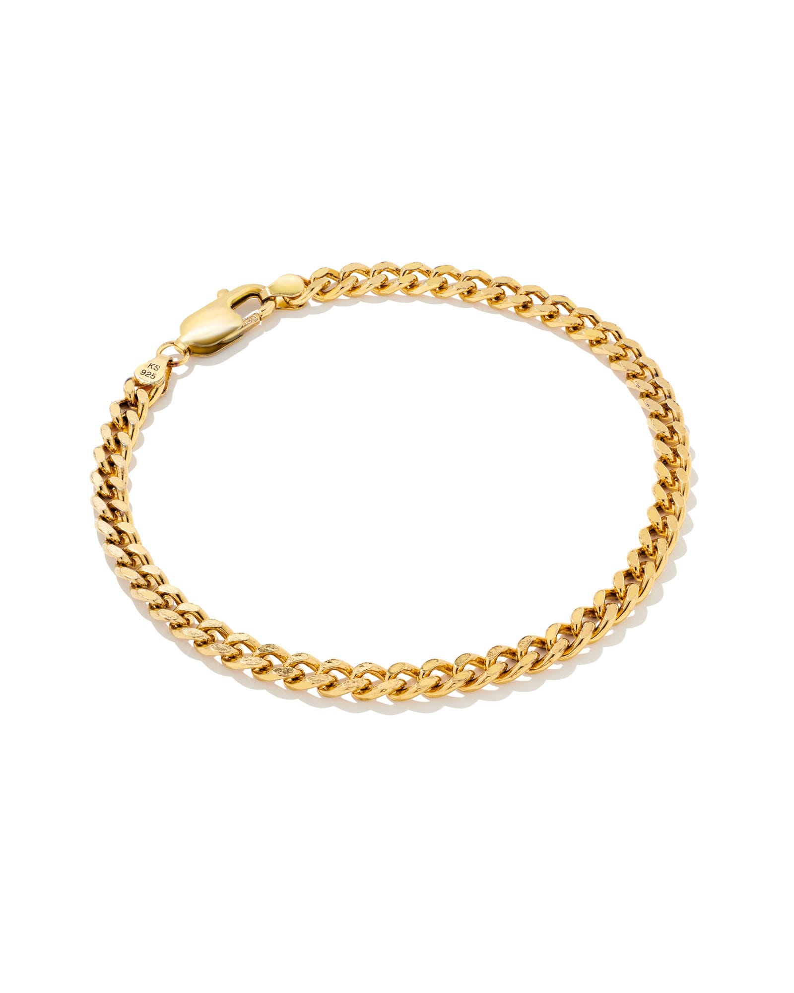Kendra Scott Men's Beck Round Box Chain Bracelet in 18K Gold Vermeil