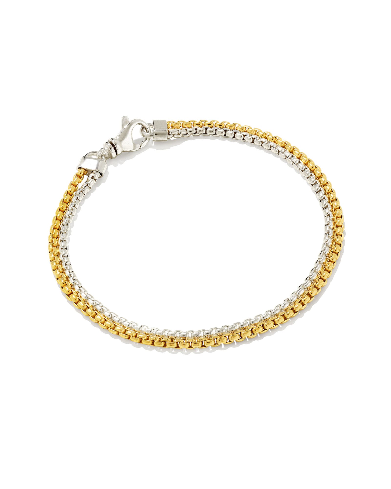 Kendra Scott Men's Beck Round Box Chain Bracelet in 18K Gold Vermeil