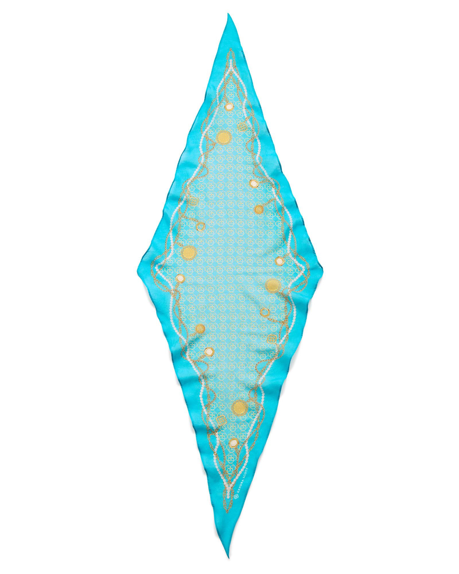 Lily Diamond Scarf in Blue