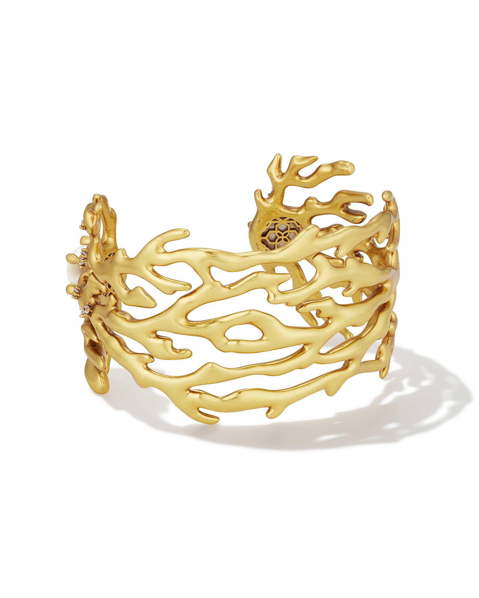 Shea Statement Cuff Bracelet Vintage Gold