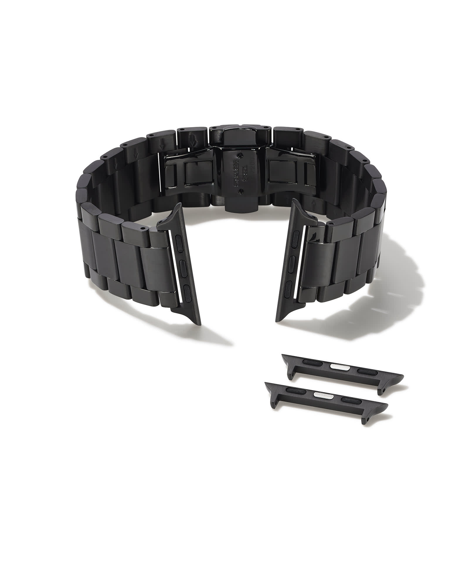 Weston 3 Link Watch Band in Black Tone Stainless Steel