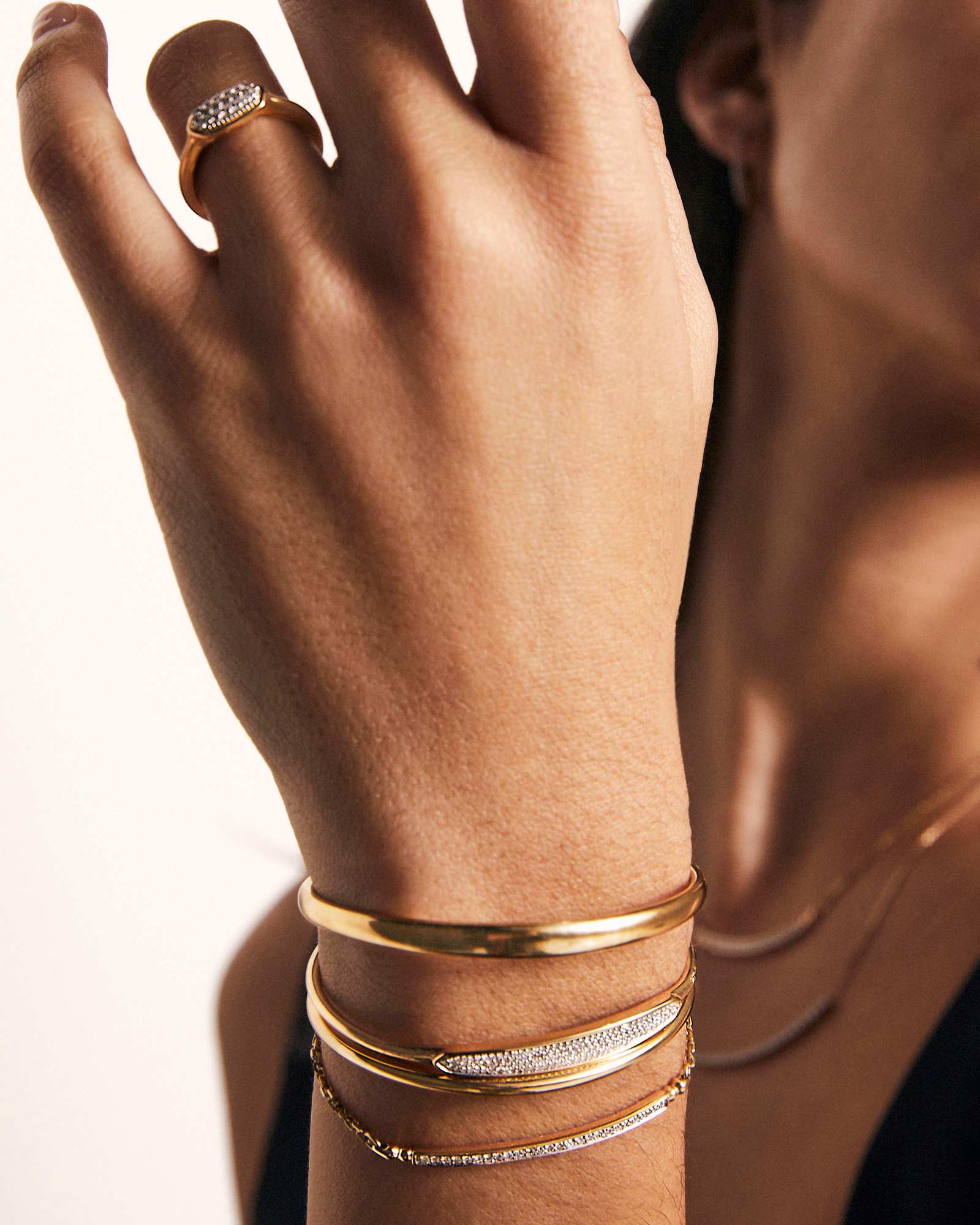 Keeley Cuff Bracelet in 18k Gold Vermeil