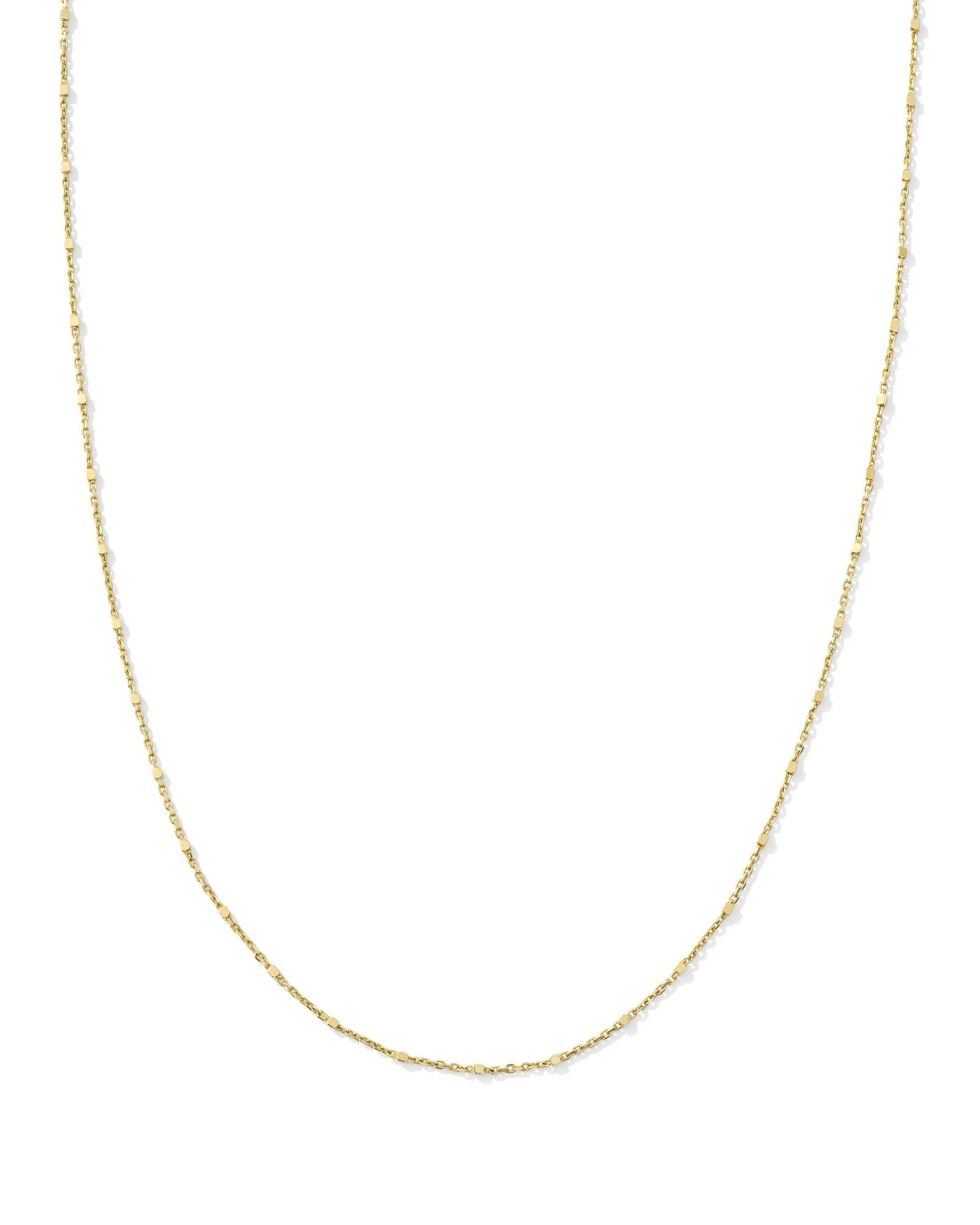 Sphere Chain Necklace in 14k Yellow Gold