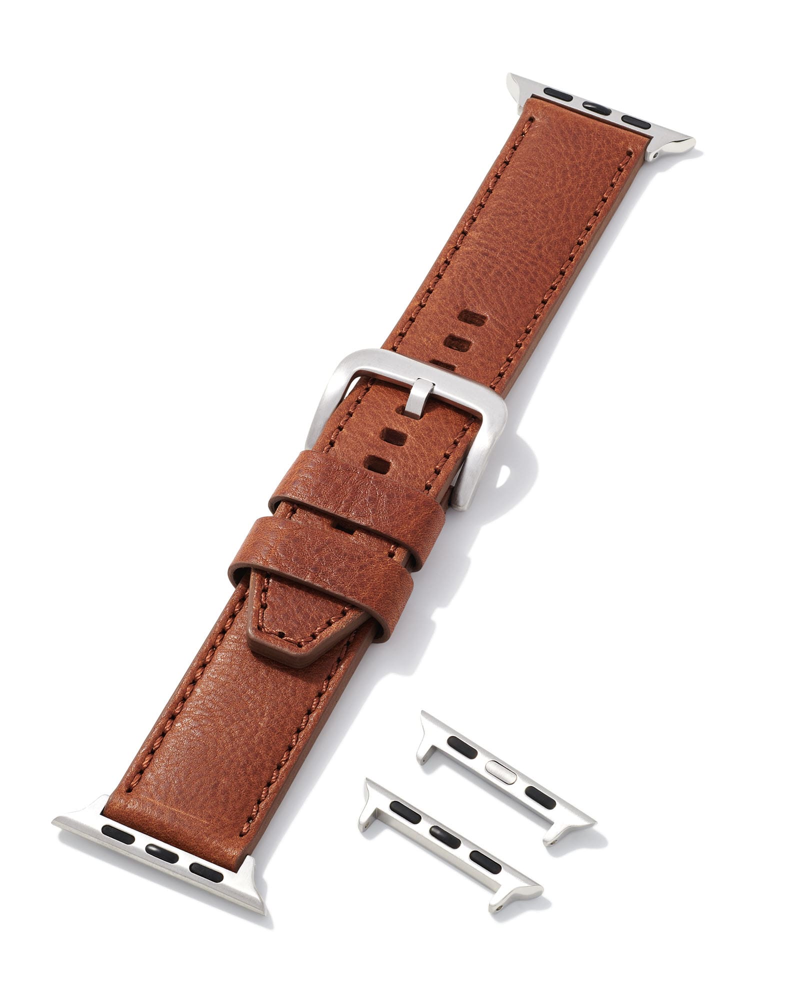 Evans Leather Watch Band in Luggage