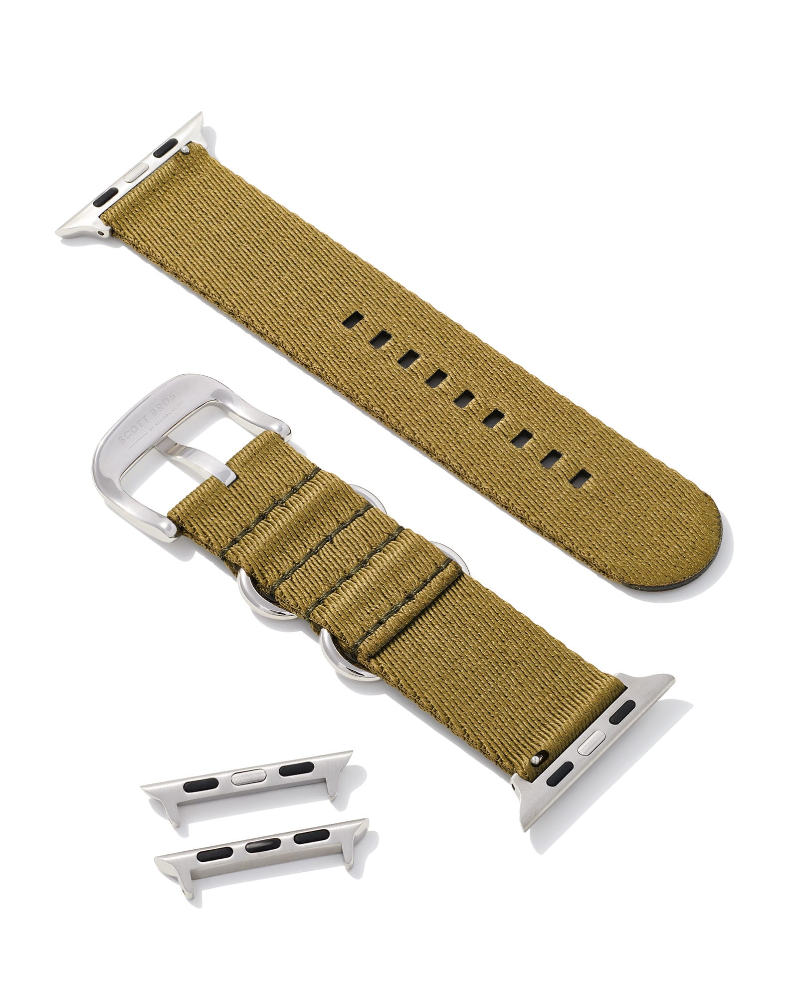 Kenneth Nylon Watch Band in Olive