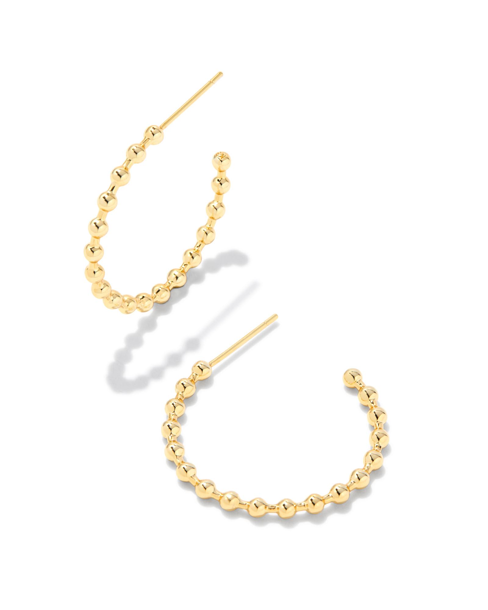 Oliver Hoop Earrings in Gold