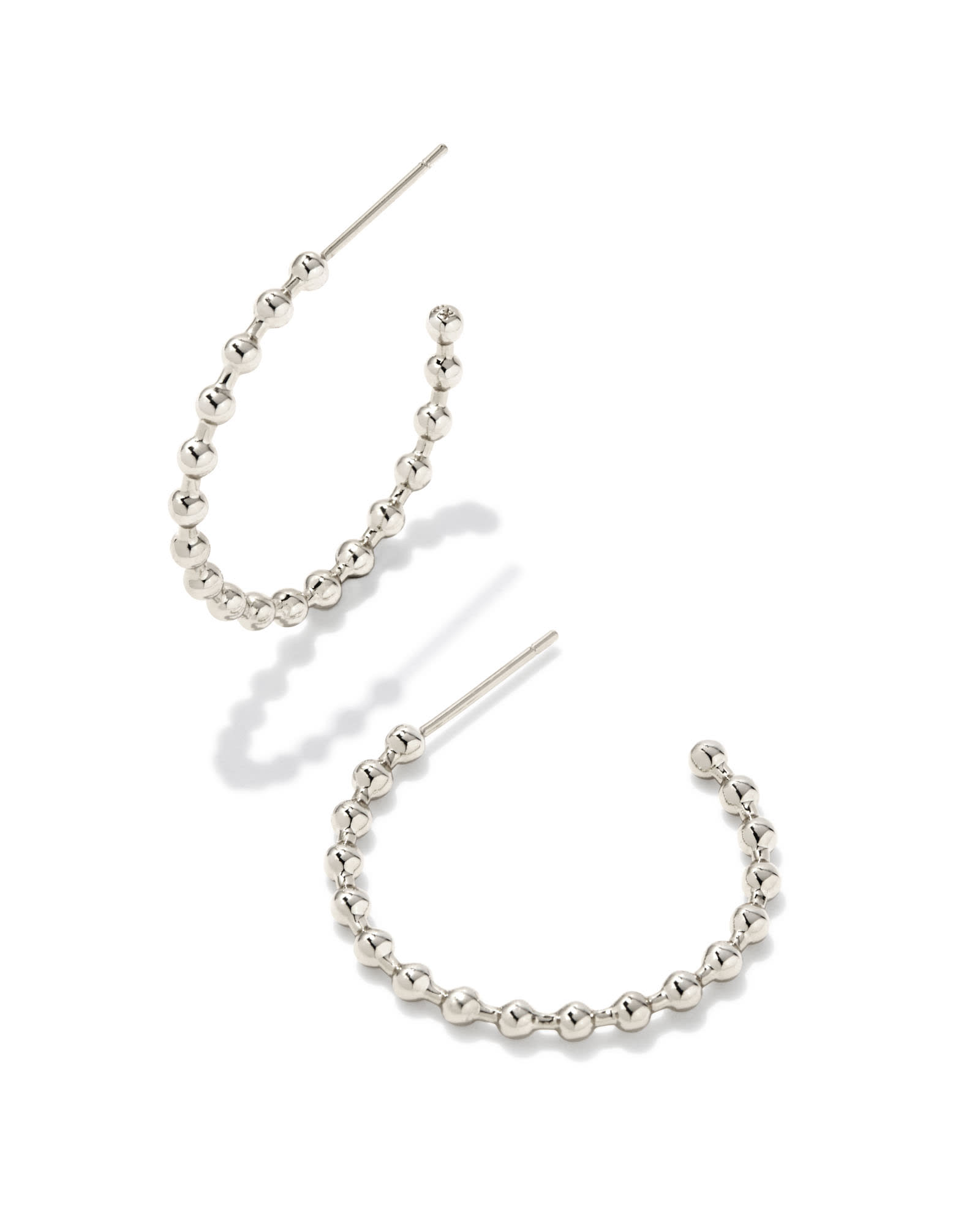 Oliver Hoop Earrings in Silver