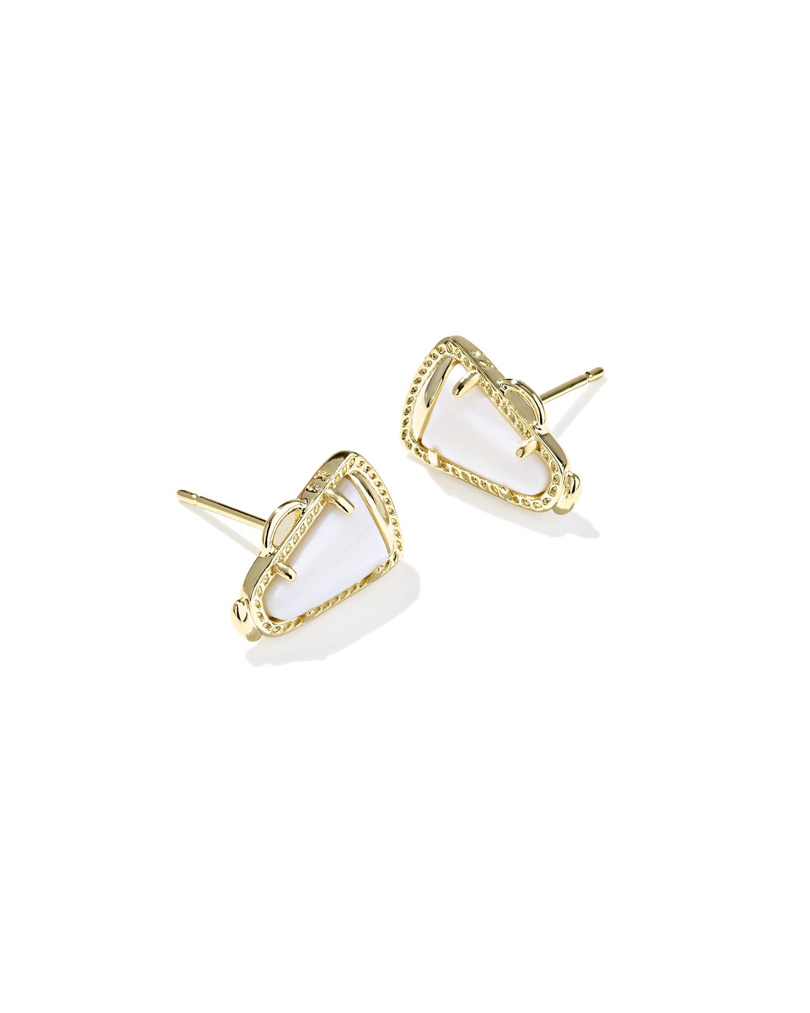 Cheer Gold Stud Earrings
