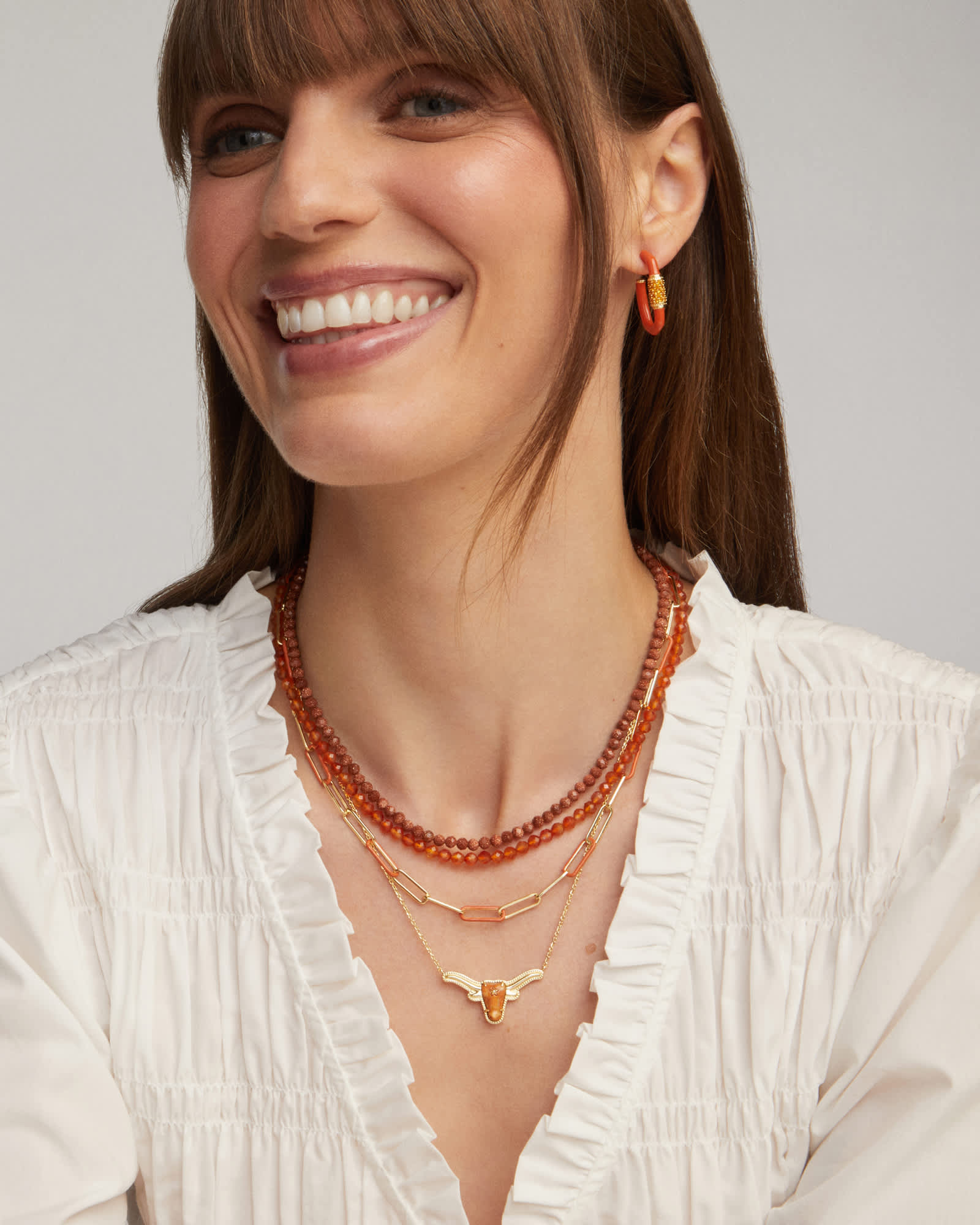 Kendra Scott Emery Gold Enamel Hoop Earrings Liberty Center