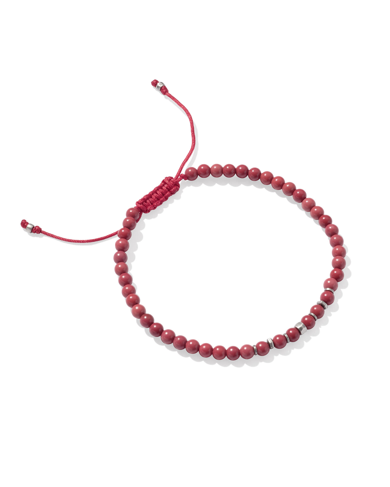 アクセサリー Silver Beaded Bracelet / Medium Silver Beaded Bracelet (4mm) - Defined Style | Alef Bet