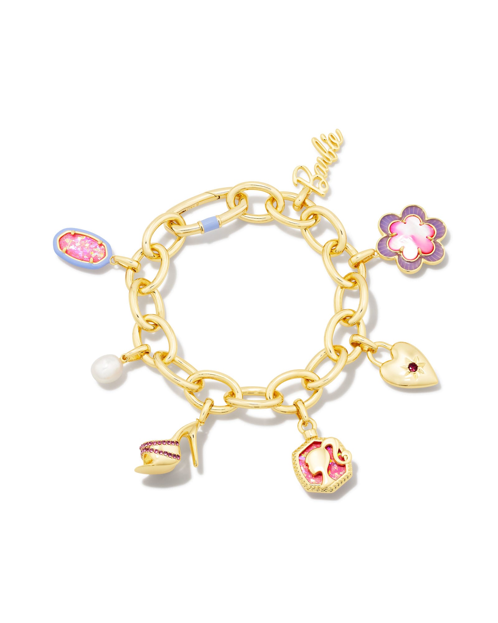 Louis Vuitton Vintage Link Bracelet Charms