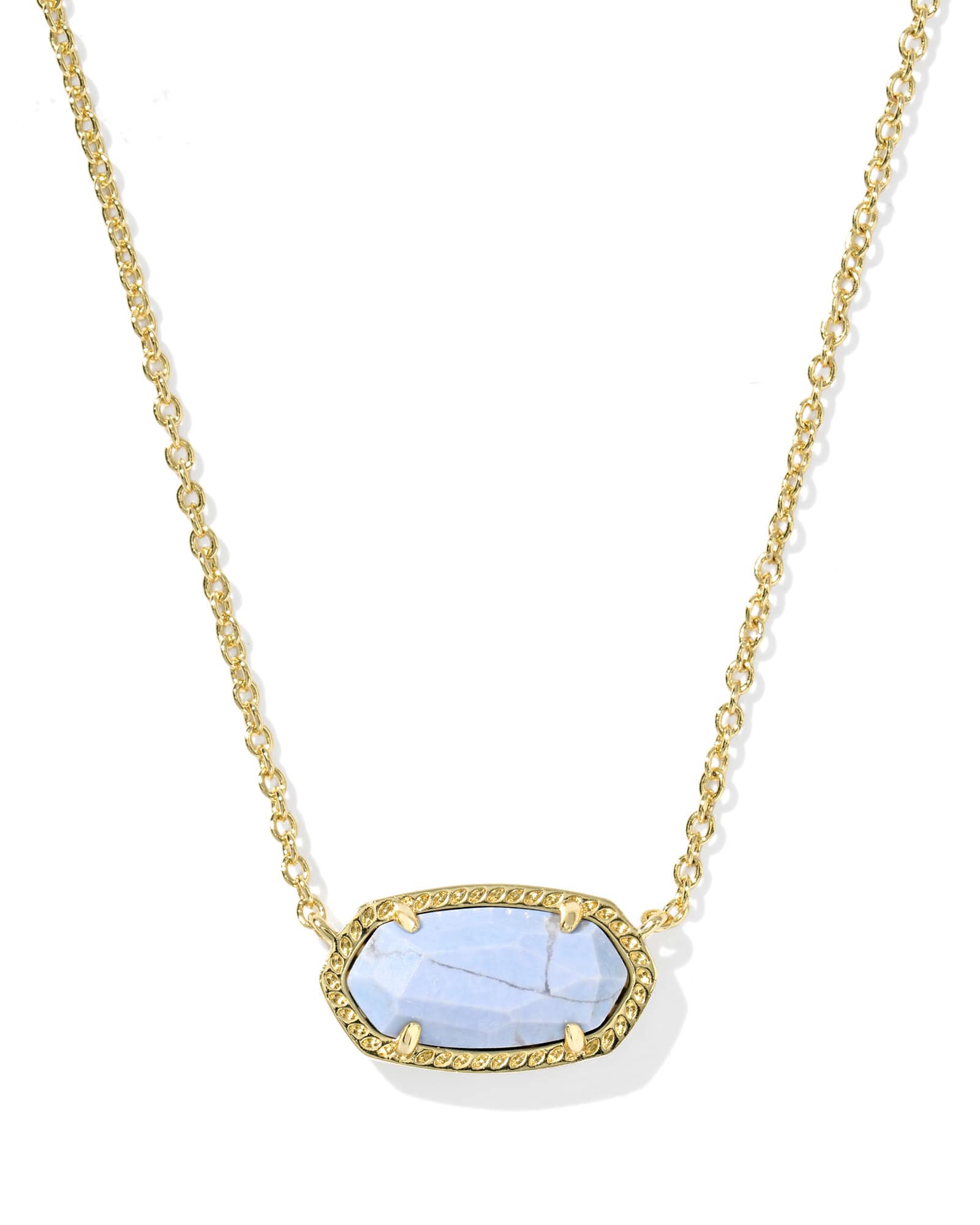 Elisa Gold Pendant Necklace in Drusy | Kendra Scott