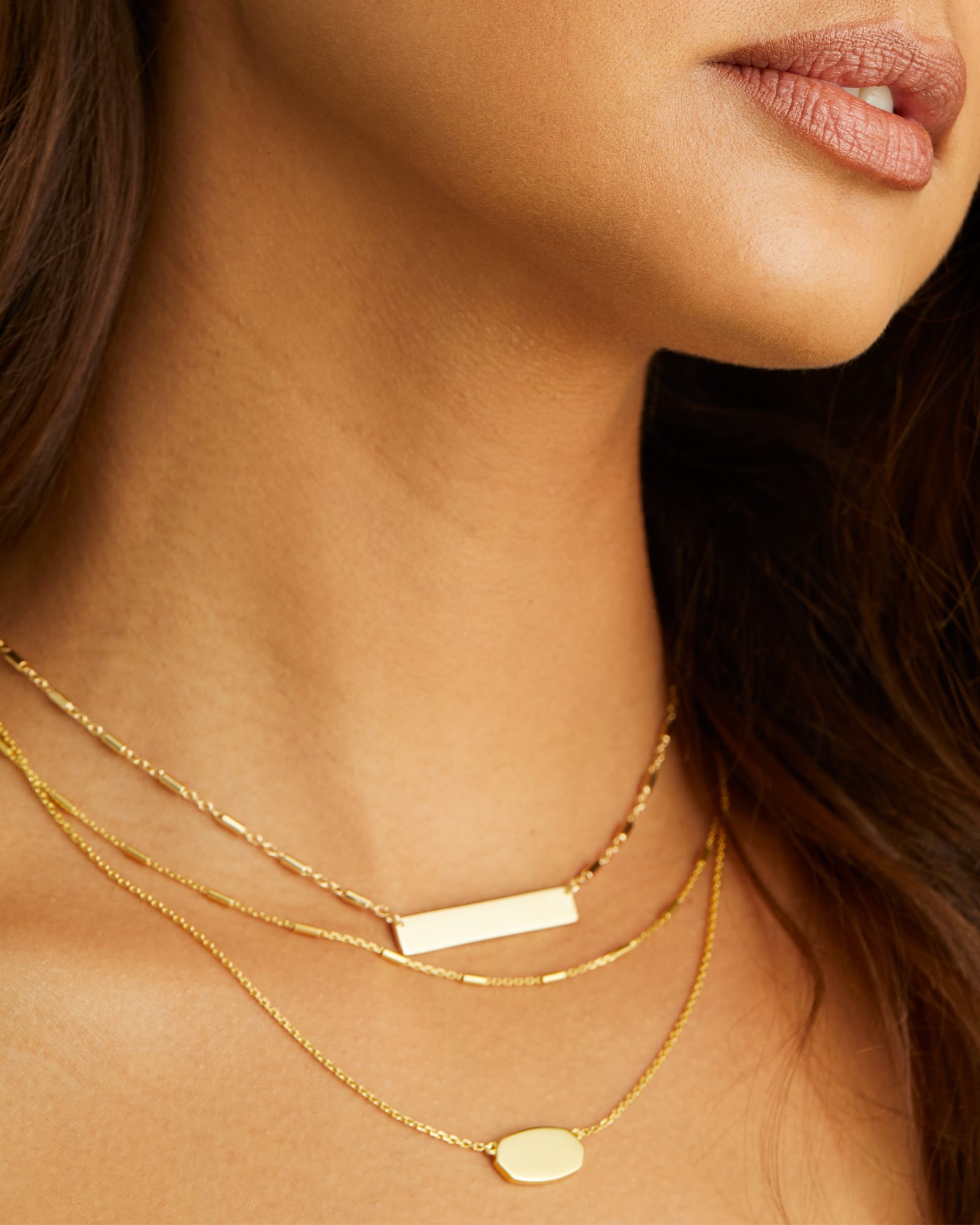 Allison Pendant Necklace in 18k Yellow Gold Vermeil