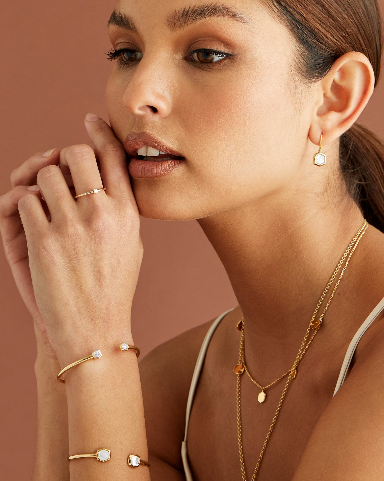 Matching Bracelets Heather Cuff Bracelet In Gold Kendra Scott