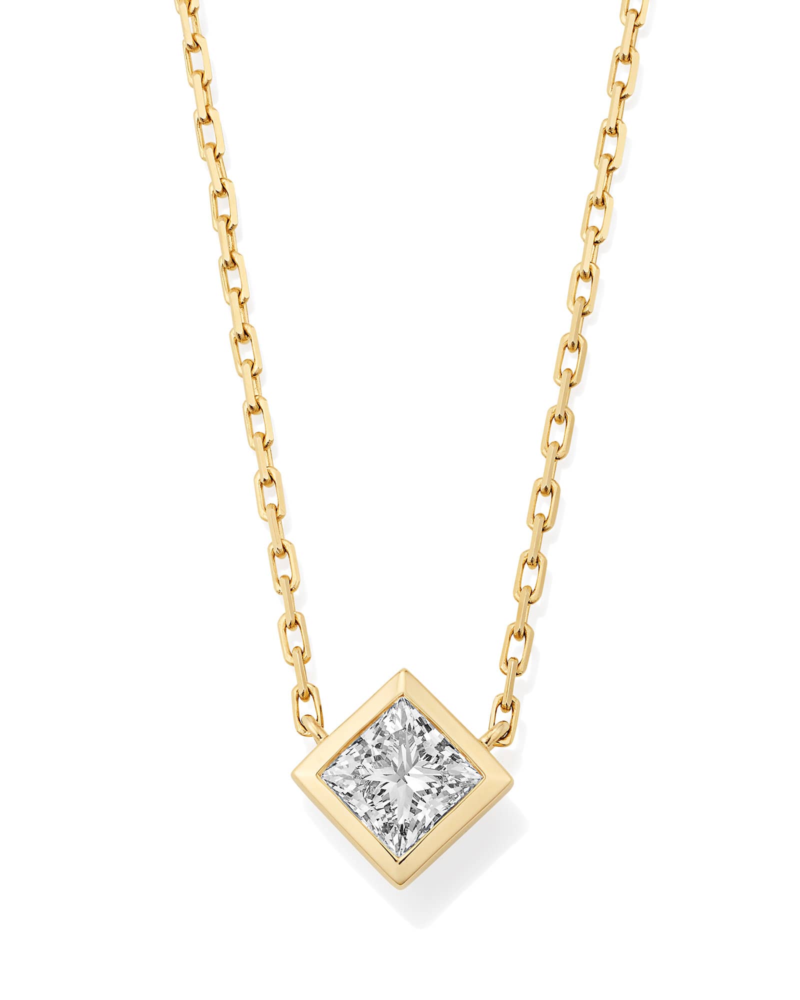 0.75 ct Lab Grown Diamond Michelle 14k Gold Pendant Necklace