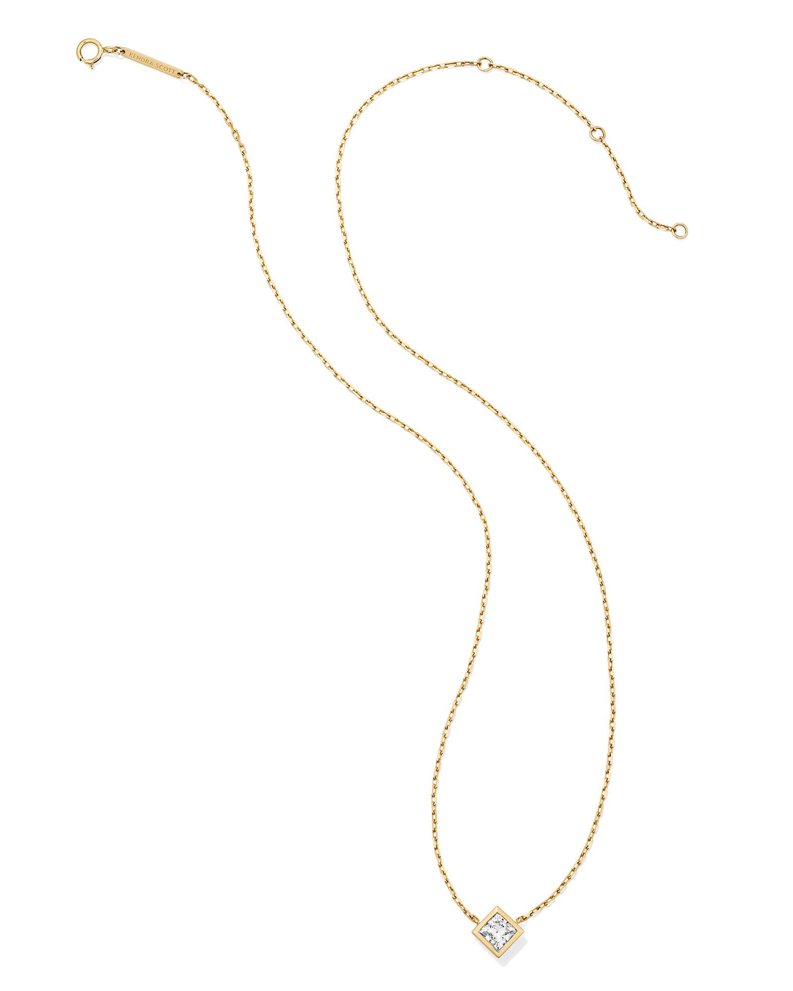 0.75 ct Lab Grown Diamond Michelle 14k White Gold Pendant Necklace