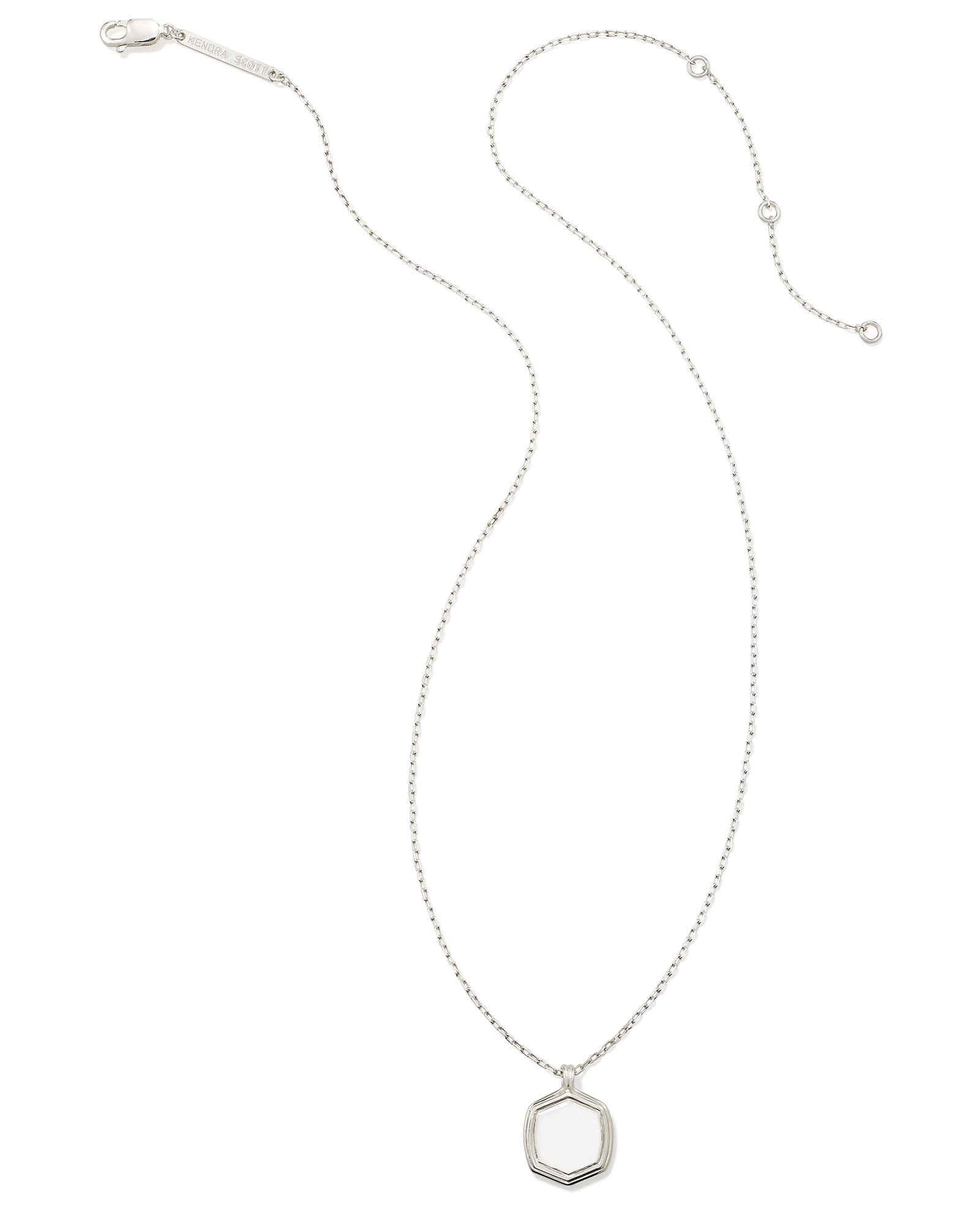Davie Ridged Pendant Necklace in 18k Gold Vermeil