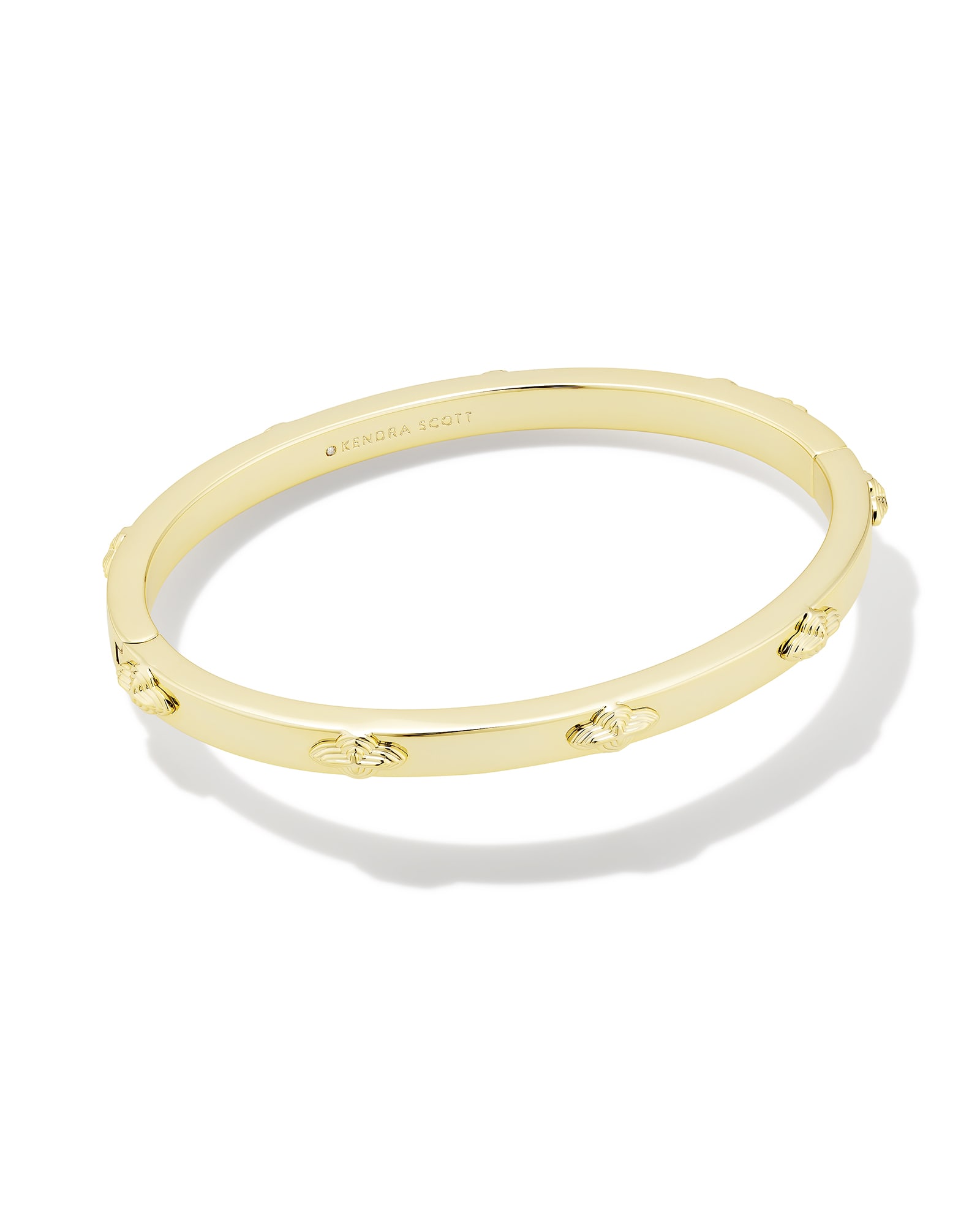 Abbie Metal Bangle Bracelet in Gold Kendra Scott