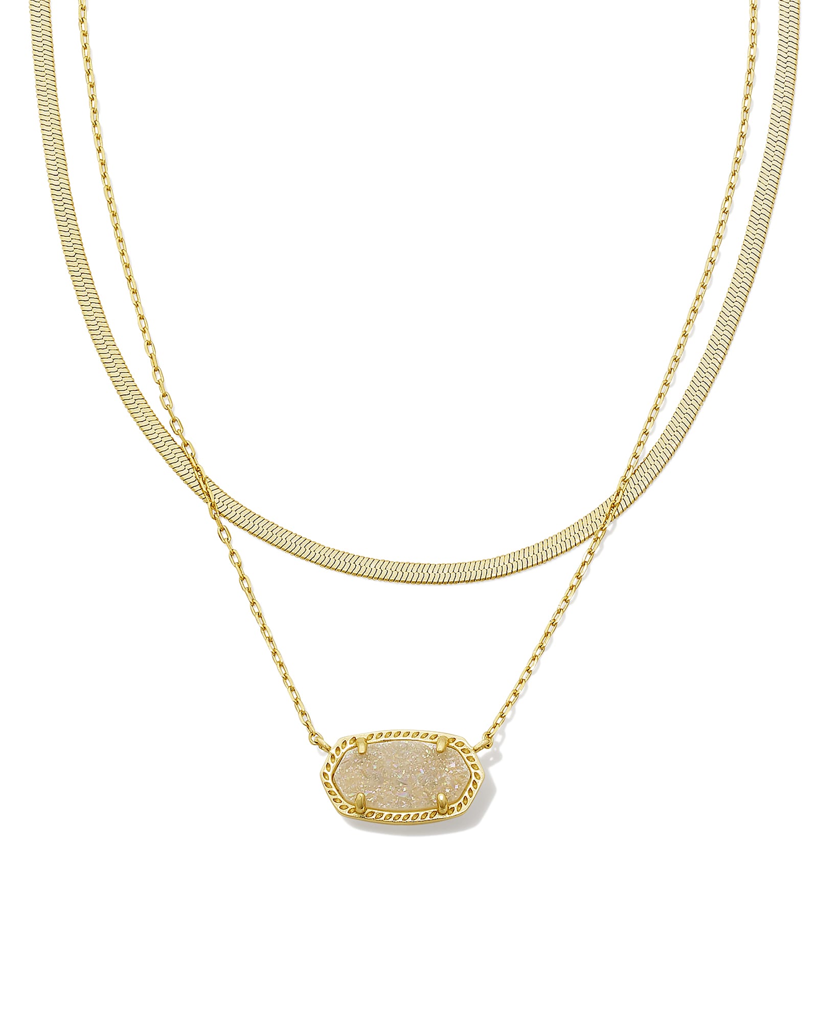 Medallion Coin Multi Strand Necklace in Silver | Kendra Scott