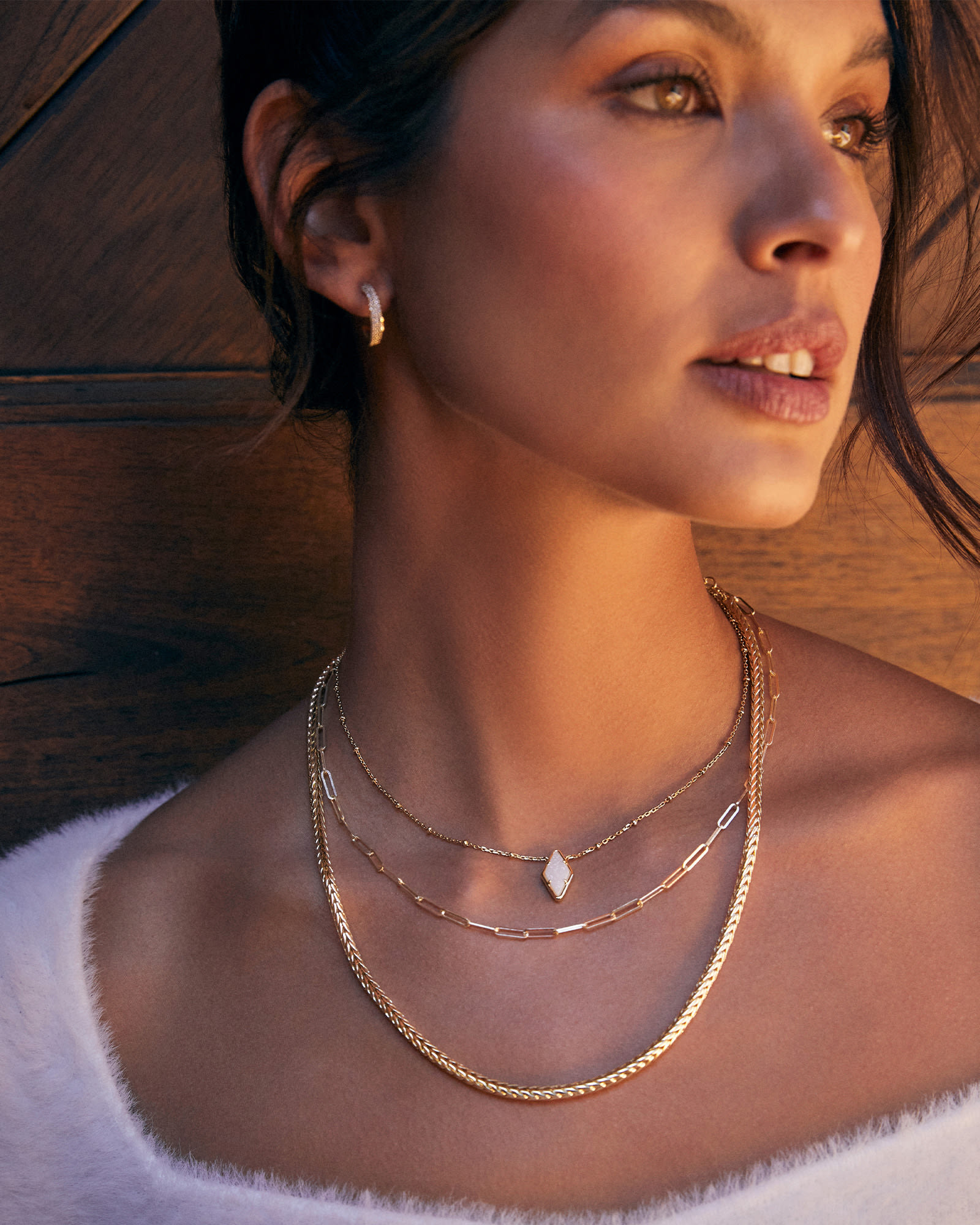 Kinsley Chain Necklace in Gold