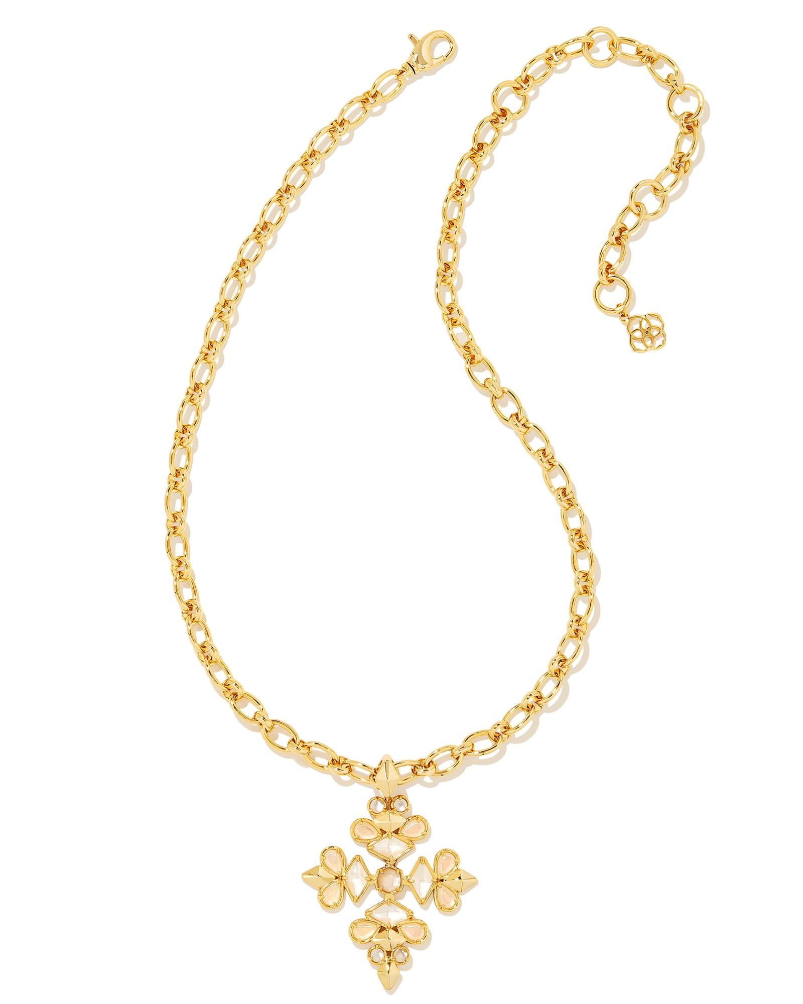 Kinsley Gold Statement Necklace in Mix