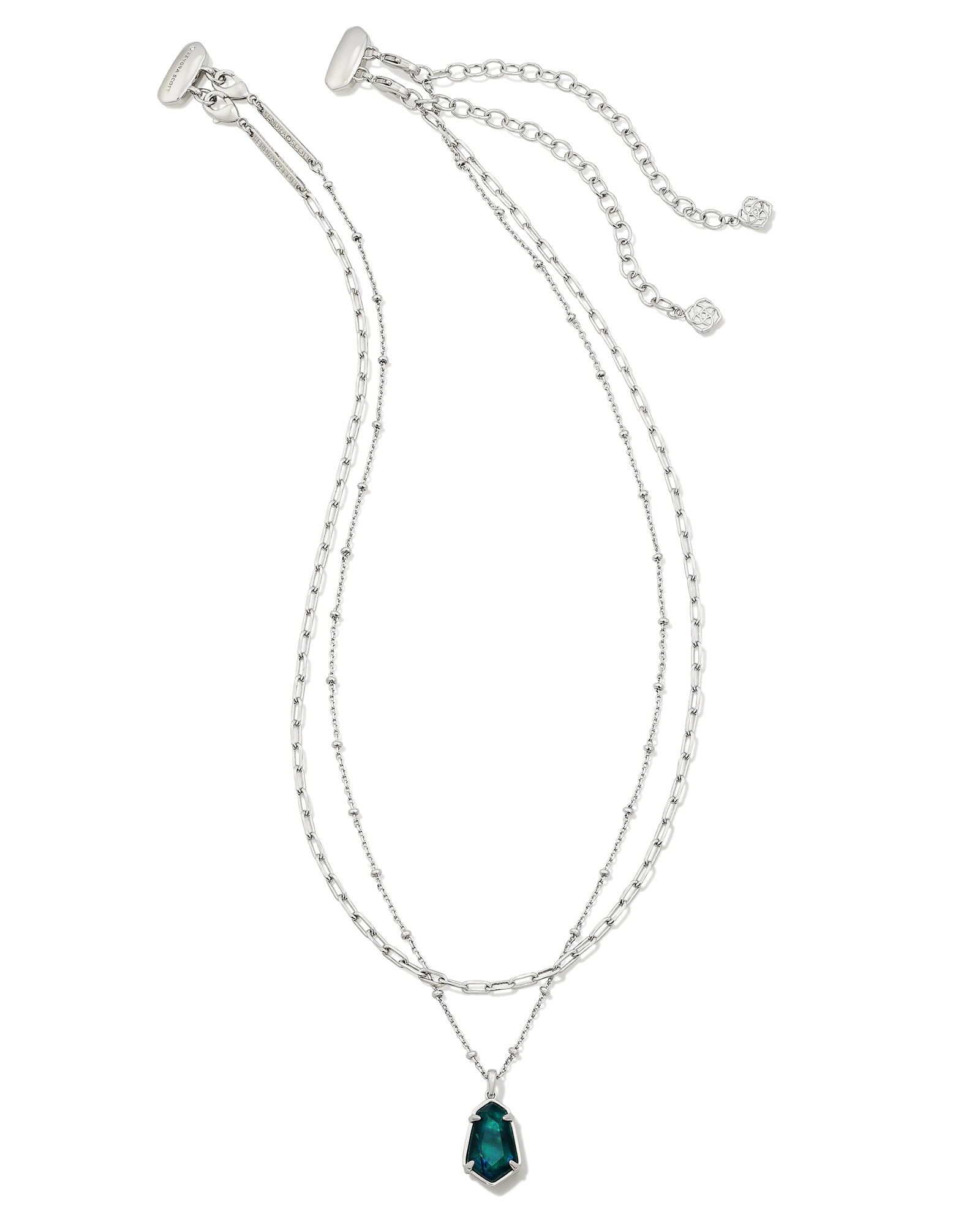 Medallion Coin Multi Strand Necklace in Silver | Kendra Scott